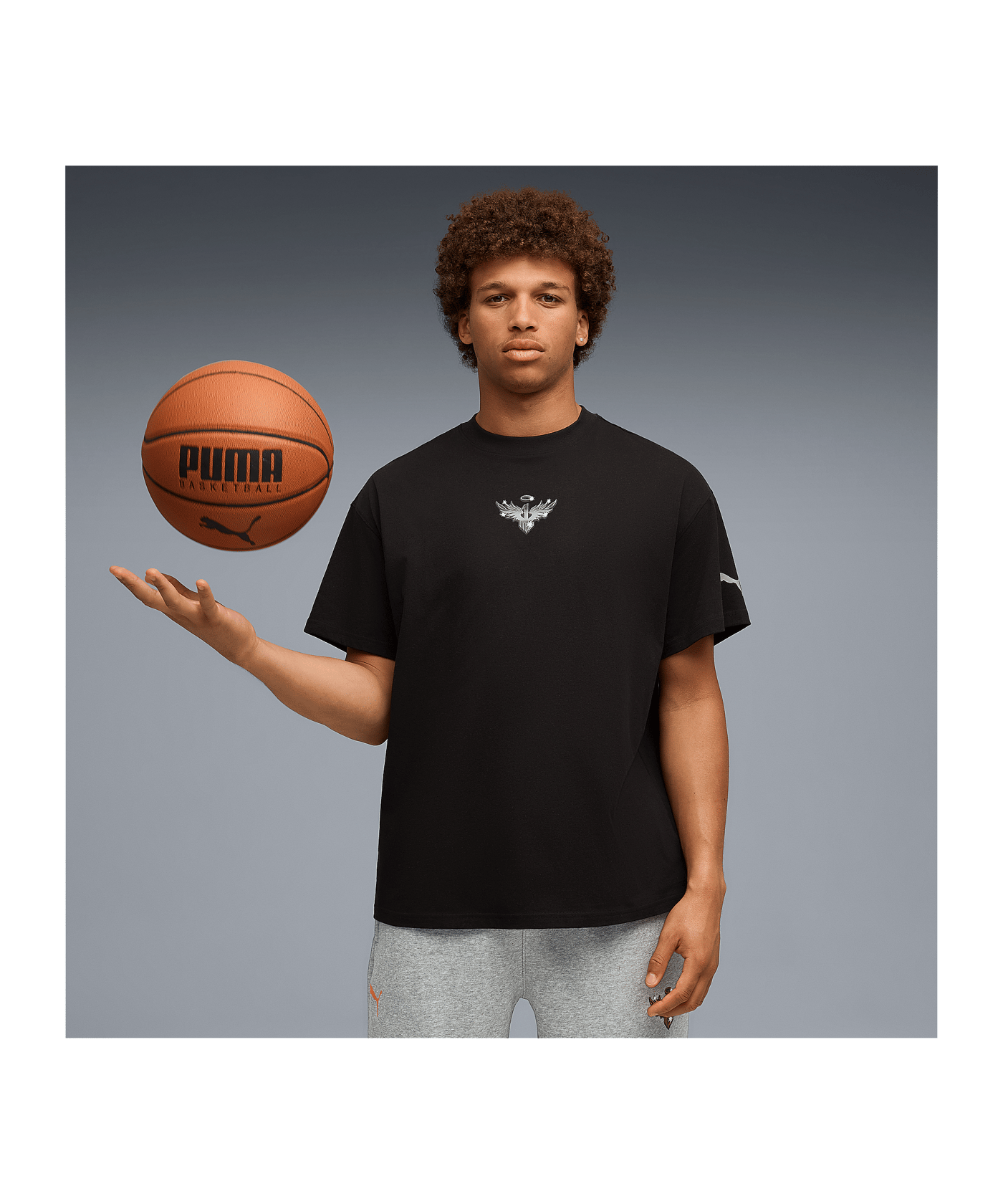 PUMA Melo Alwayz On 1 T-Shirt Schwarz F06 - schwarz