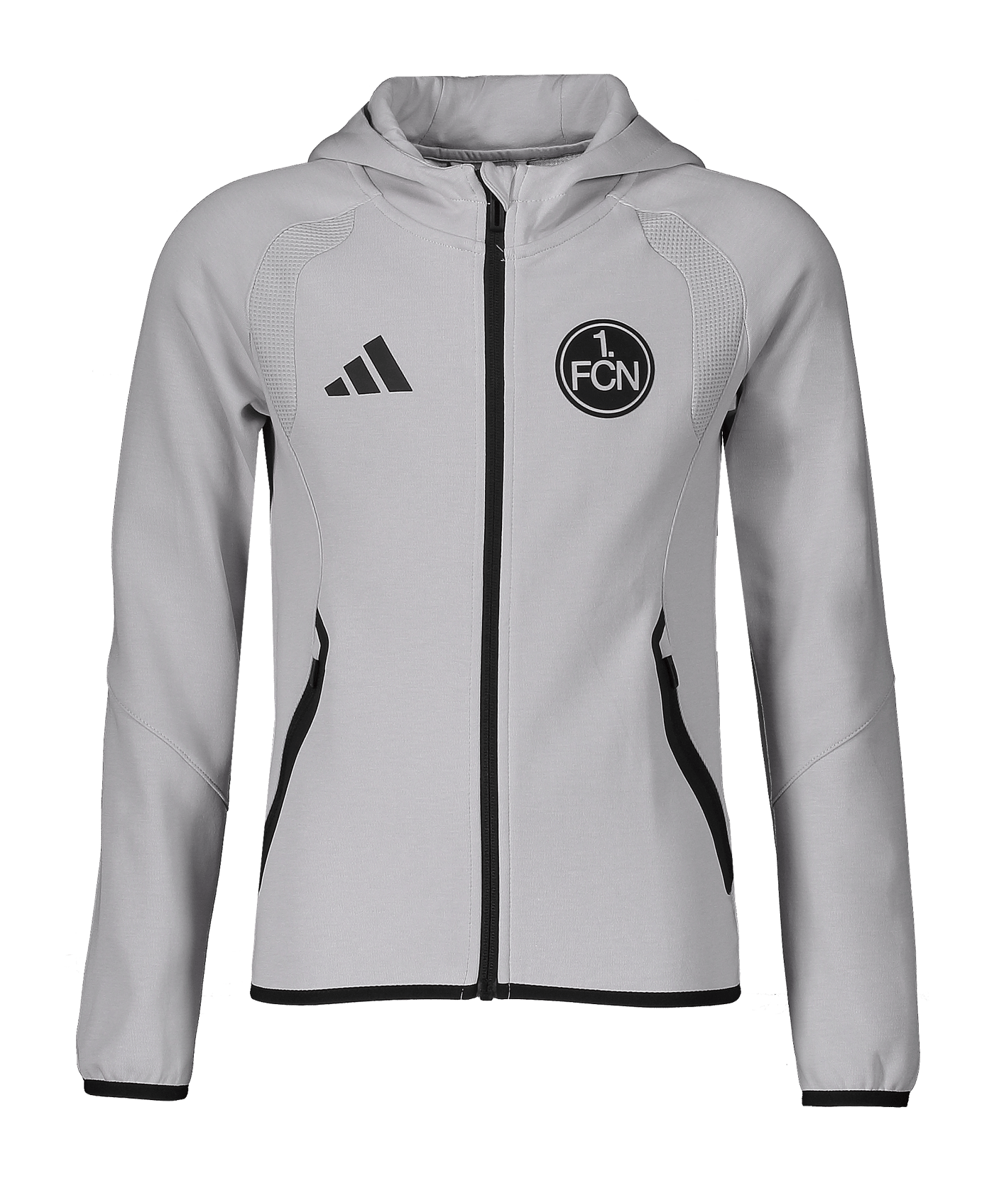 adidas 1. FC Nürnberg Travel Jacke Kids Grau - grau