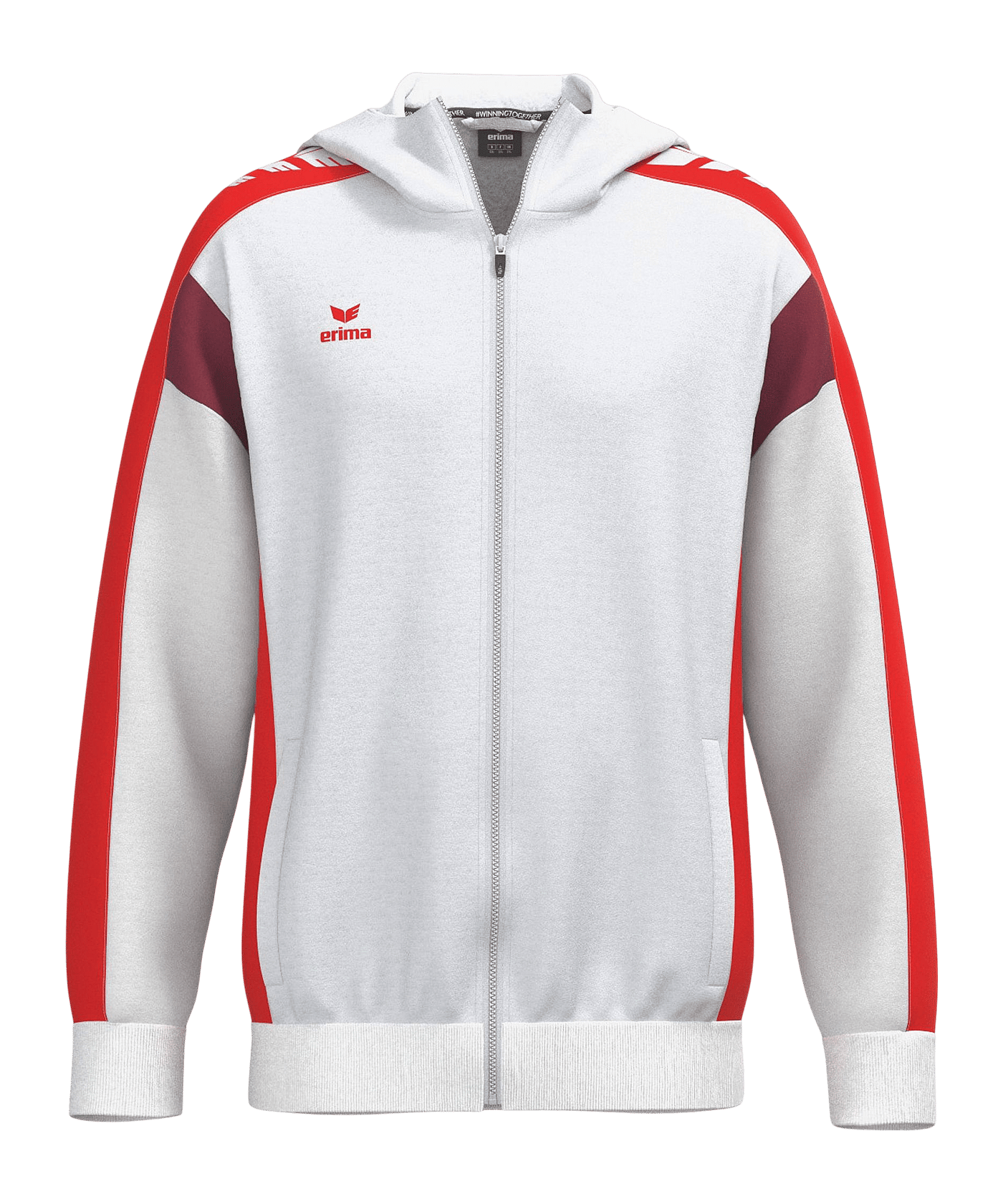 Erima Celebrate 125 Kapuzenjacke Kids Weiss - weiss