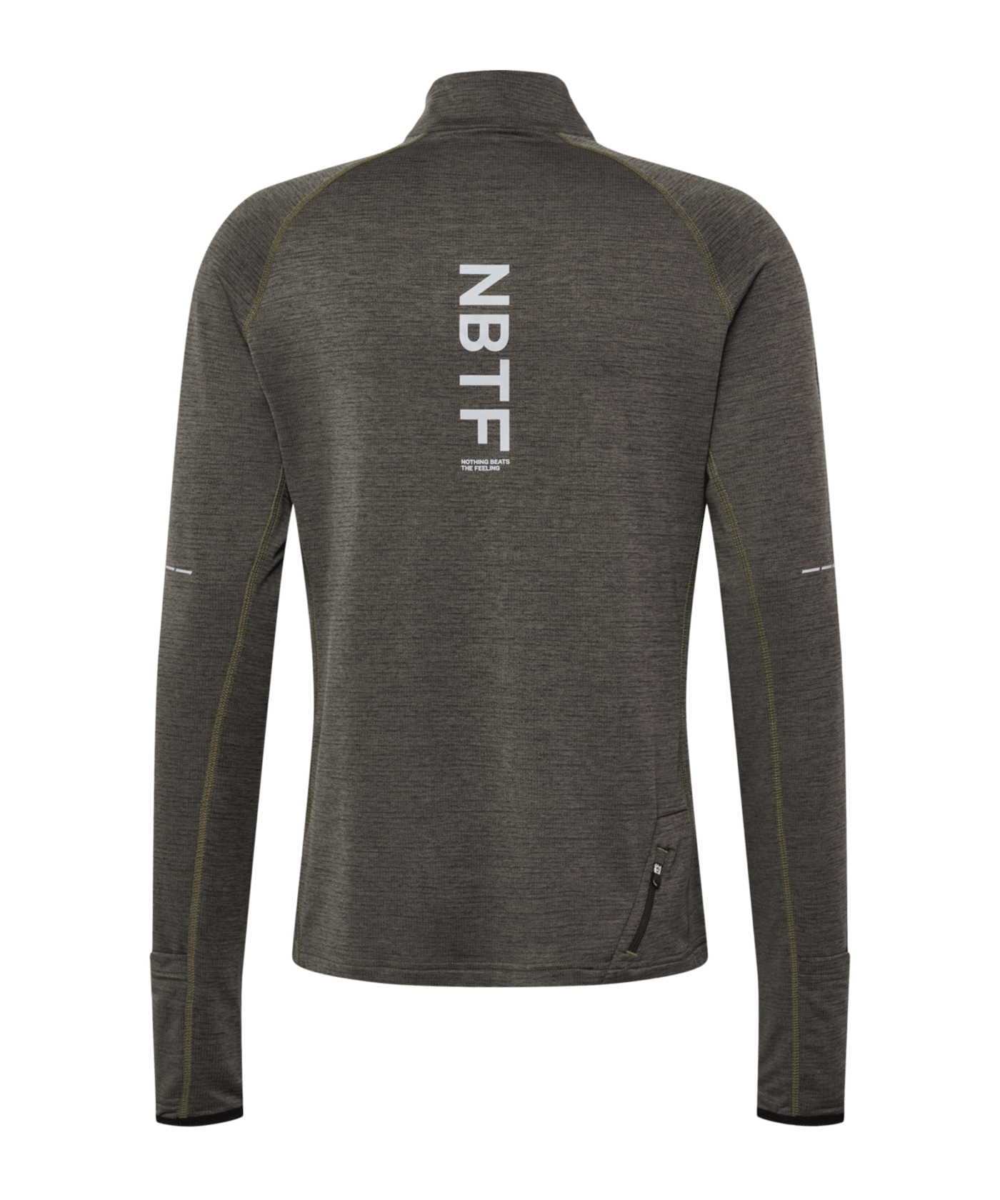 Newline nwlPACE HalfZip Sweatshirt Grau F1166 - grau
