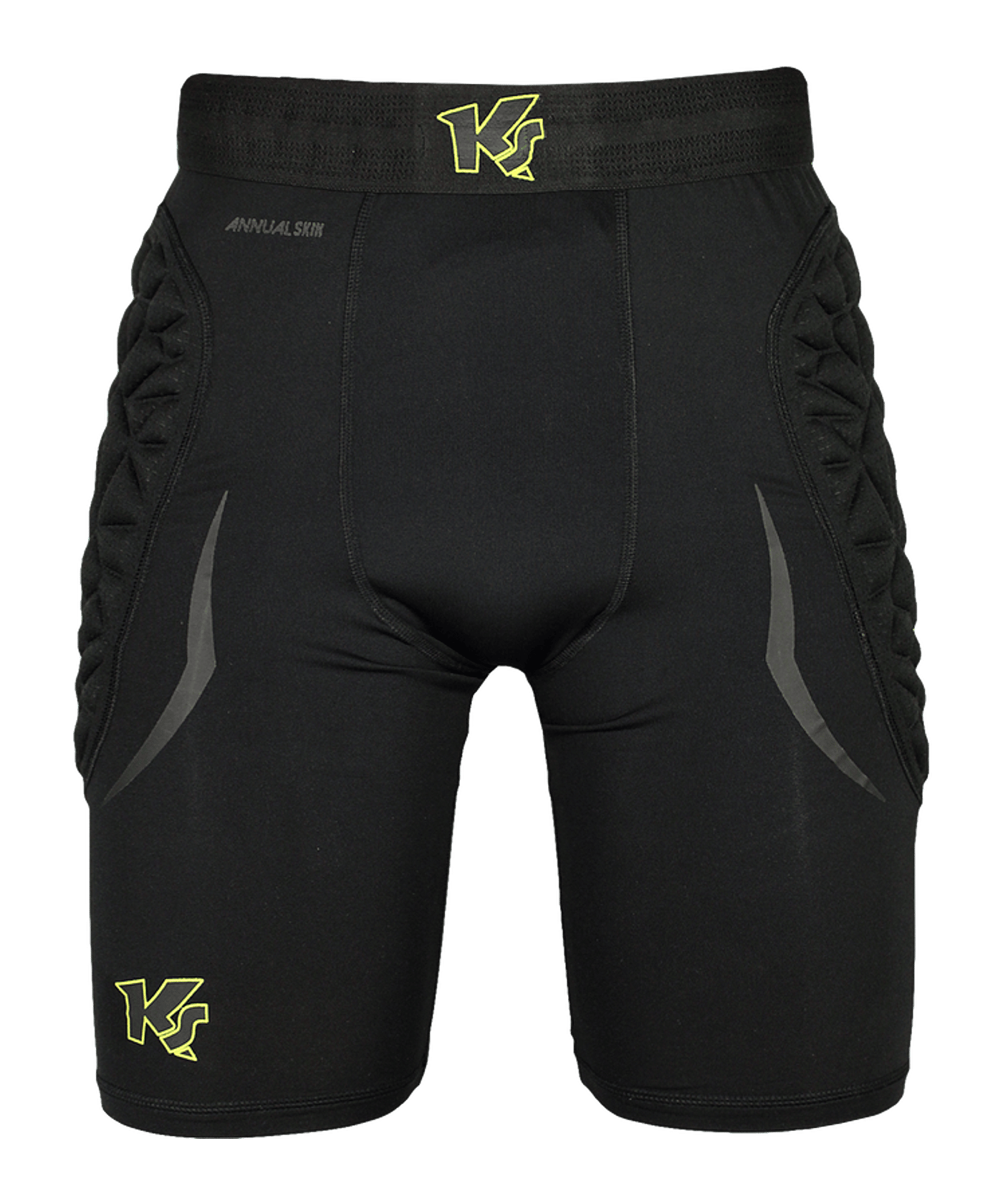 KEEPERsport PowerPadded Underwear Shorts Schwarz - schwarz