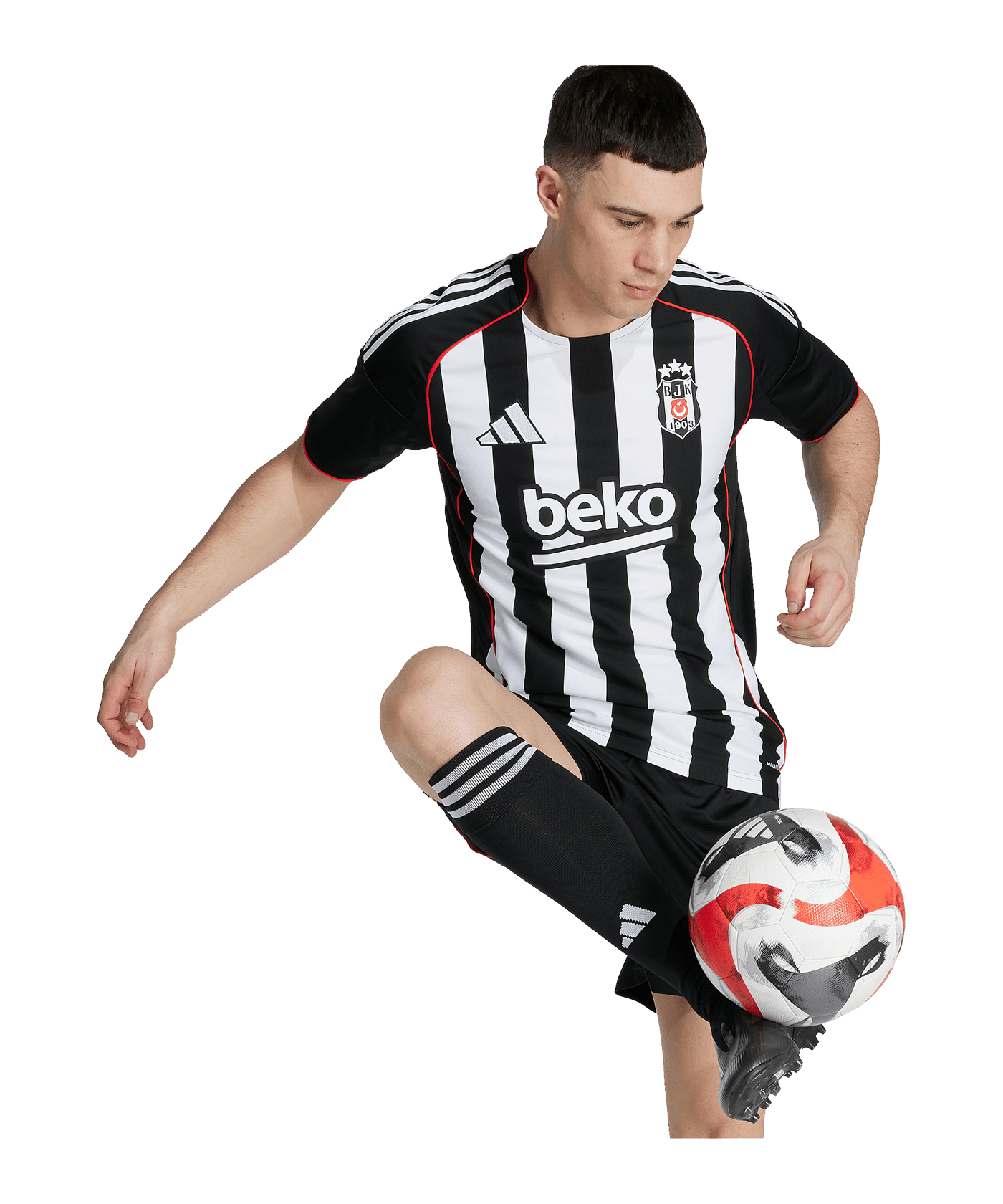 adidas Besiktas Istanbul Trikot Away 2025/2026 Schwarz - schwarz