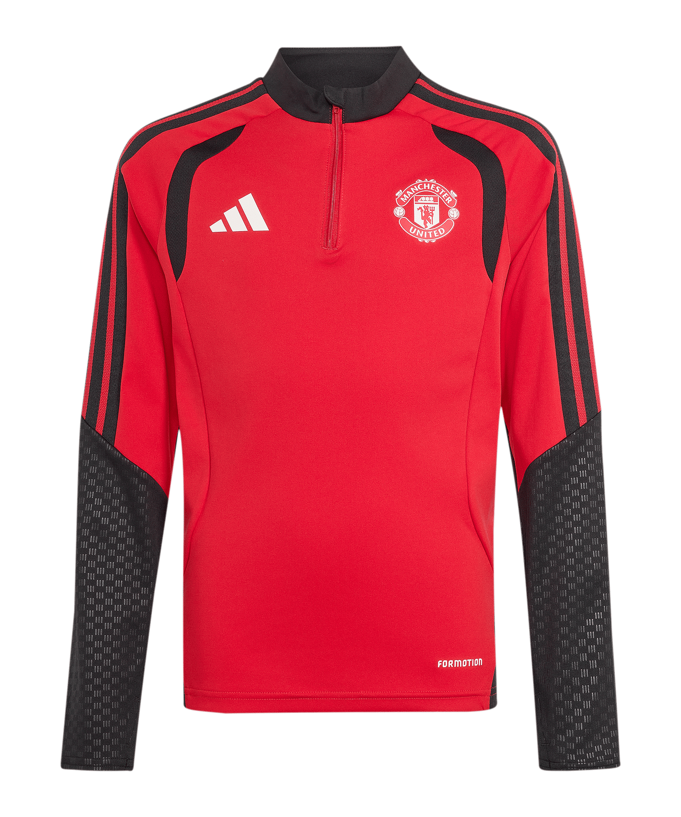 adidas Manchester United Tiro Sweatshirt Kids Rot - rot