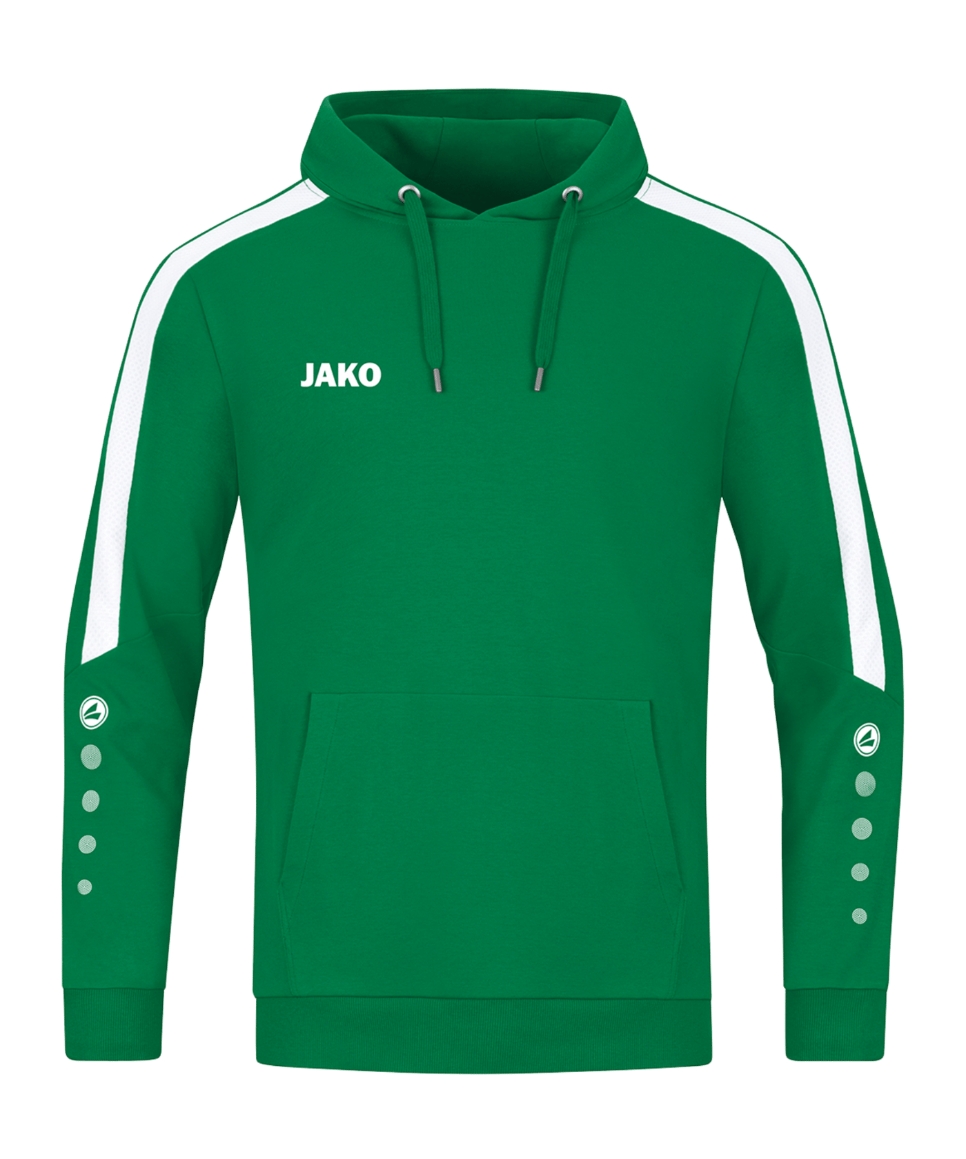 JAKO Power Hoody Kids Grün Weiss F200 - gruen