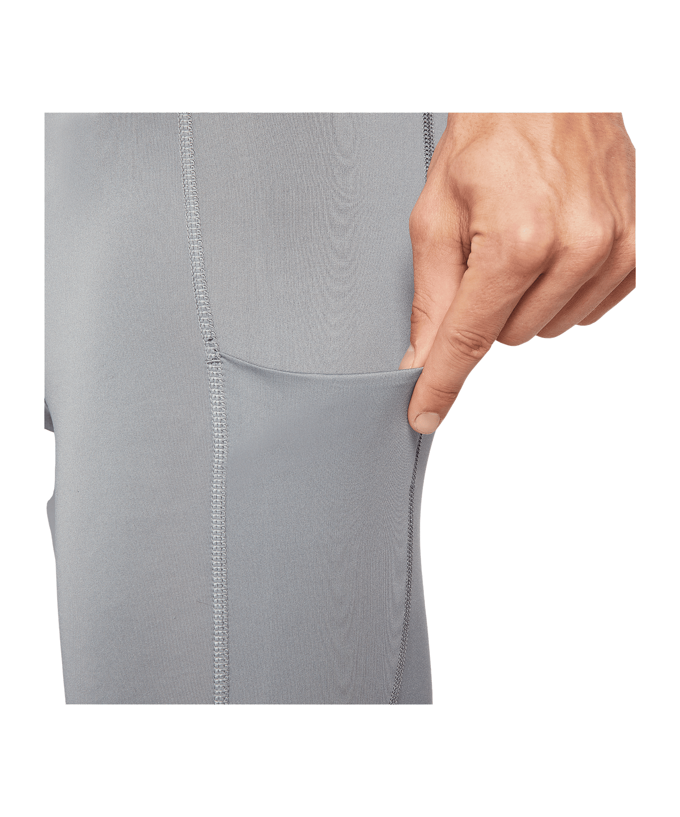 Nike Pro Training Tight Grau Schwarz F084 - grau