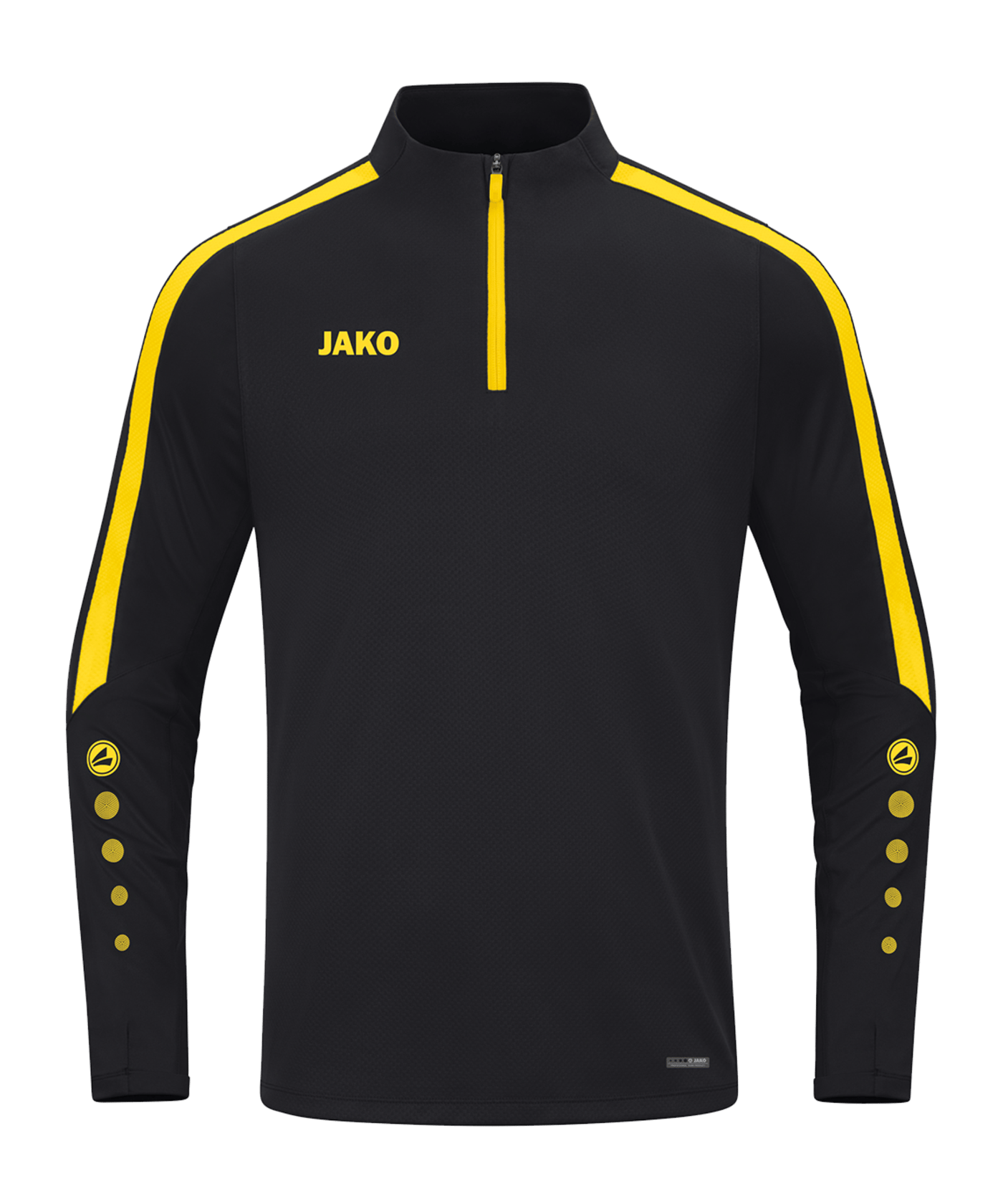 JAKO Power Sweatshirt Schwarz Gelb F803 - schwarz