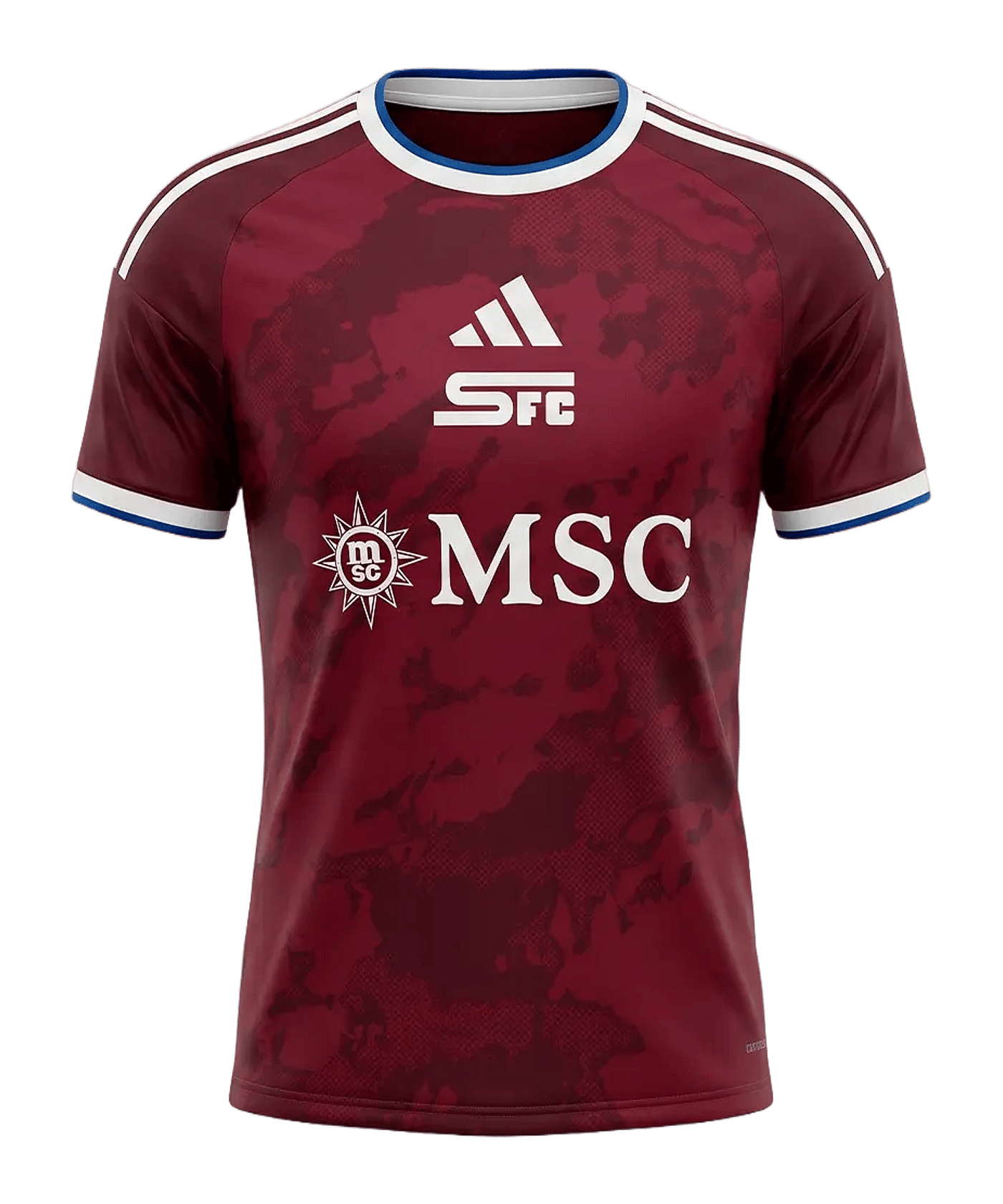 adidas SFC Servette FC Custom Trikot Home 2026/2027 Kids Rot - rot