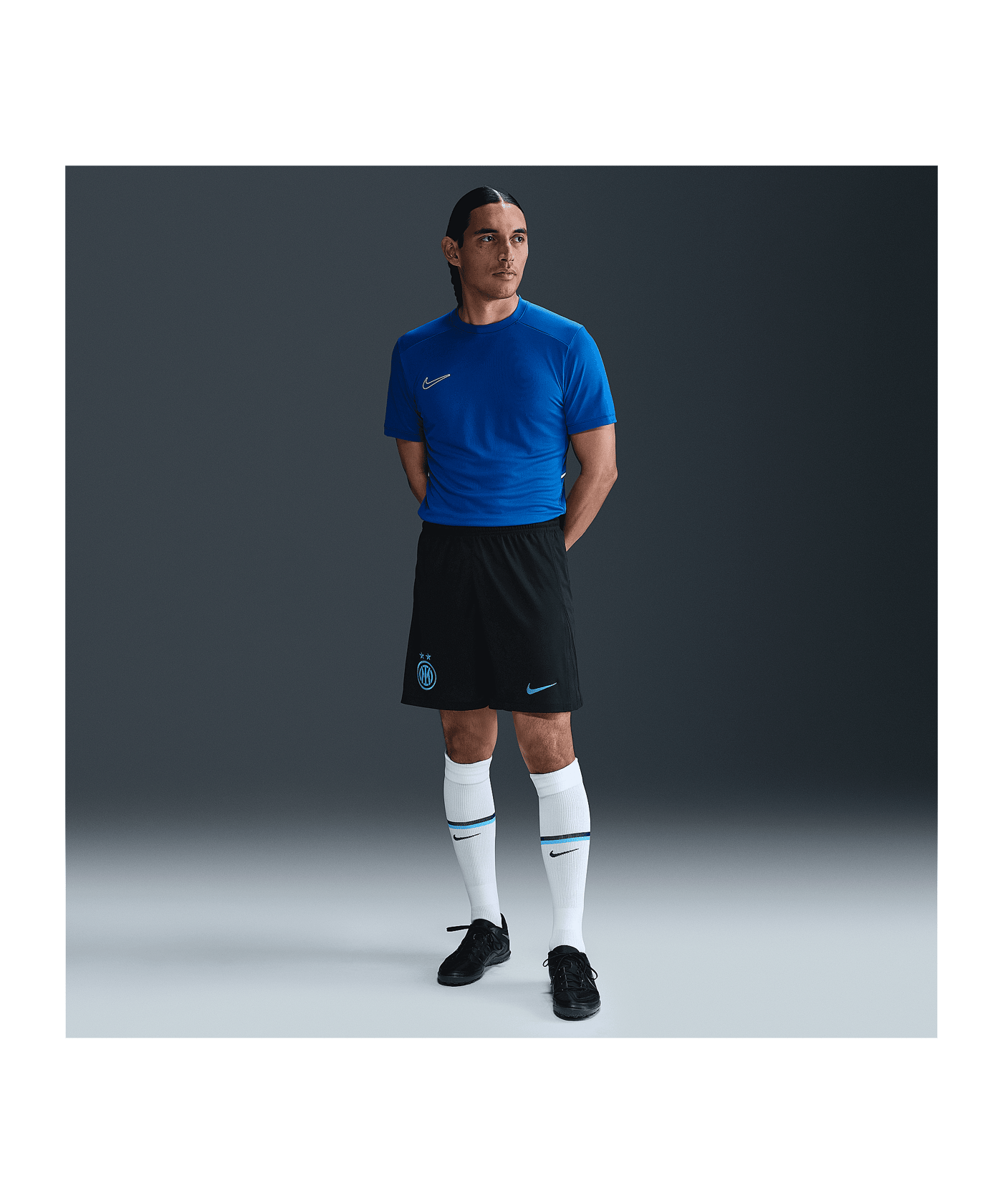 Nike Inter Mailand Short Home 2025/2026 Schwarz F010 - schwarz