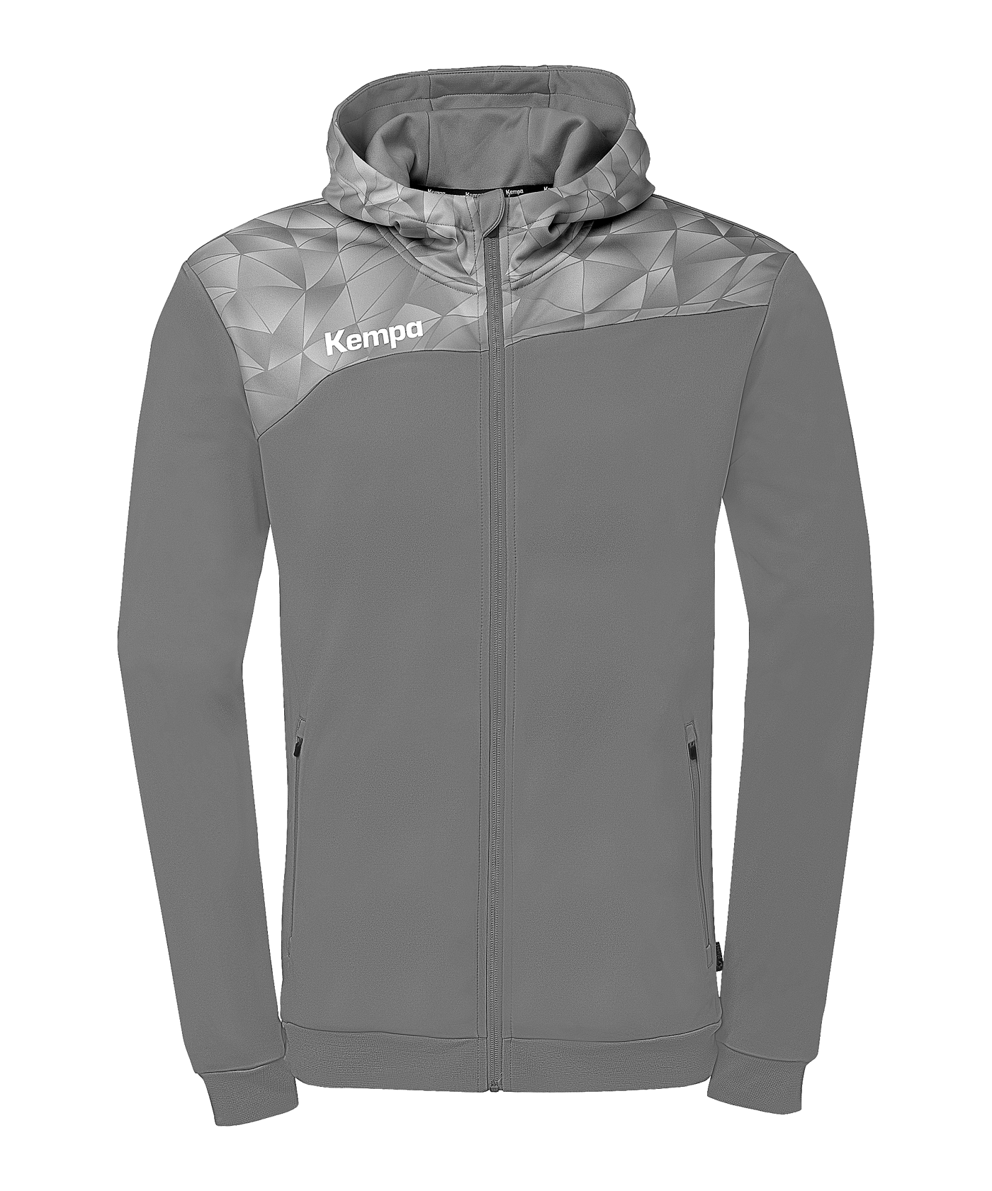Kempa Athletics 29 Kapuzenjacke Kids Grau F37 - grau