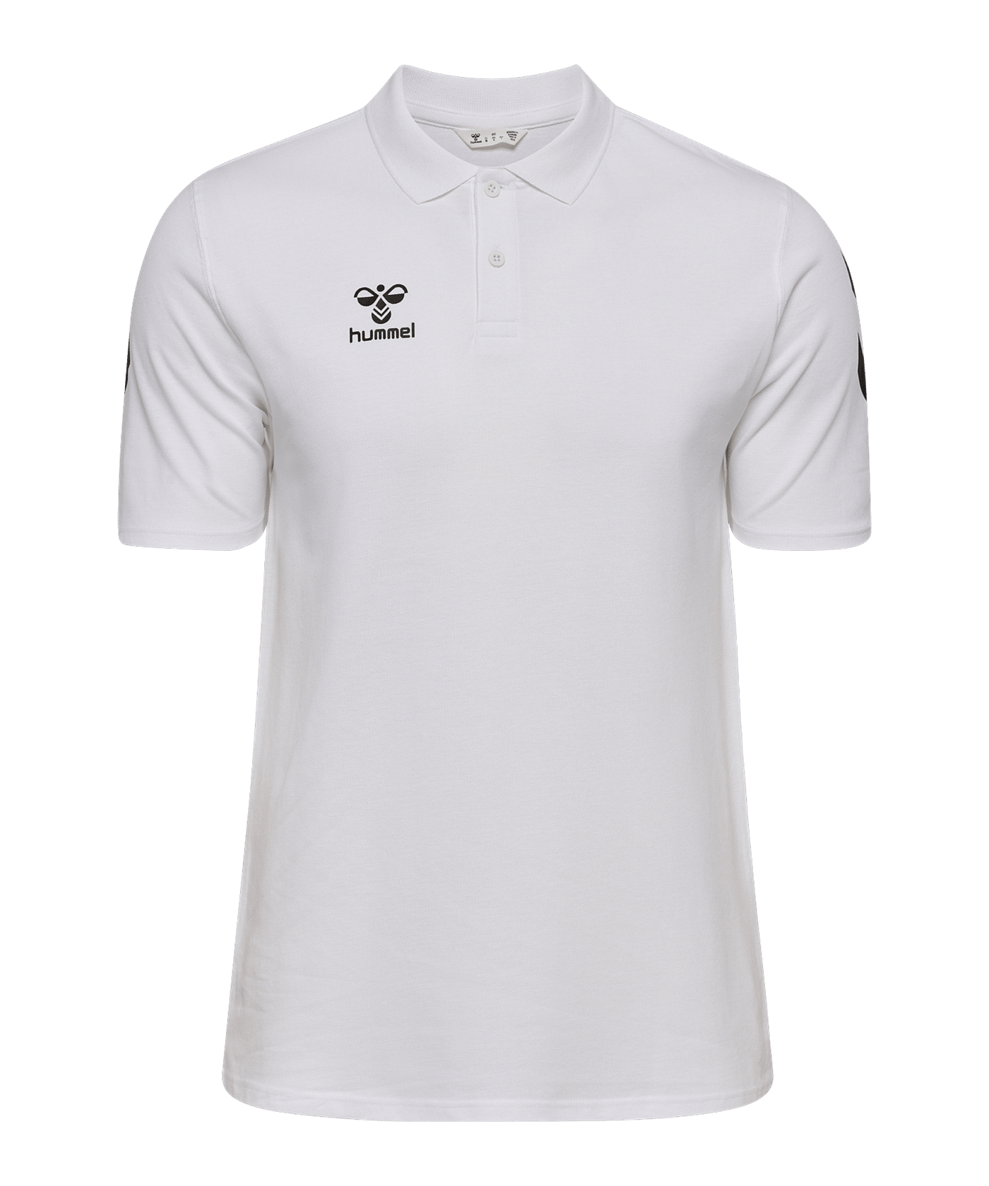 Hummel Go 2.0 Chevron Polo Weiß F9001 - weiss