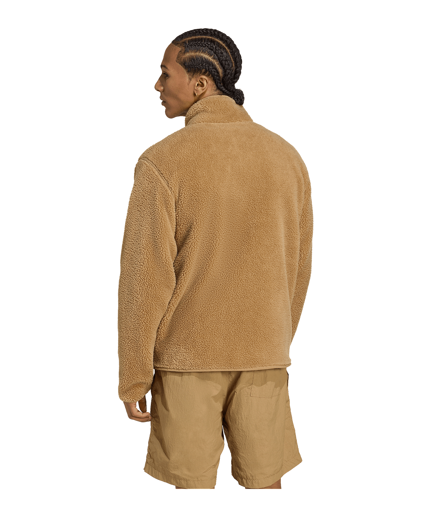 adidas Originals Trefoil Essentials Teddy Fleece Sweatshirt Braun - braun