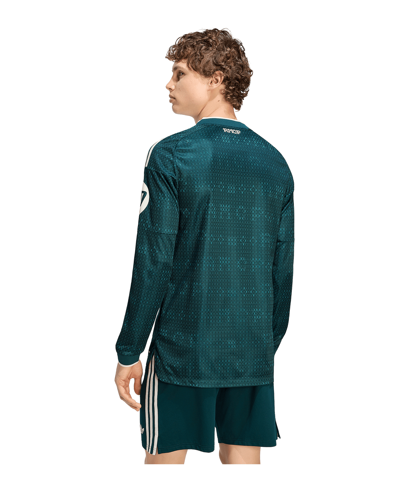adidas Real Madrid Authentic Trikot Langarm Away 2026/2027 Grün - gruen