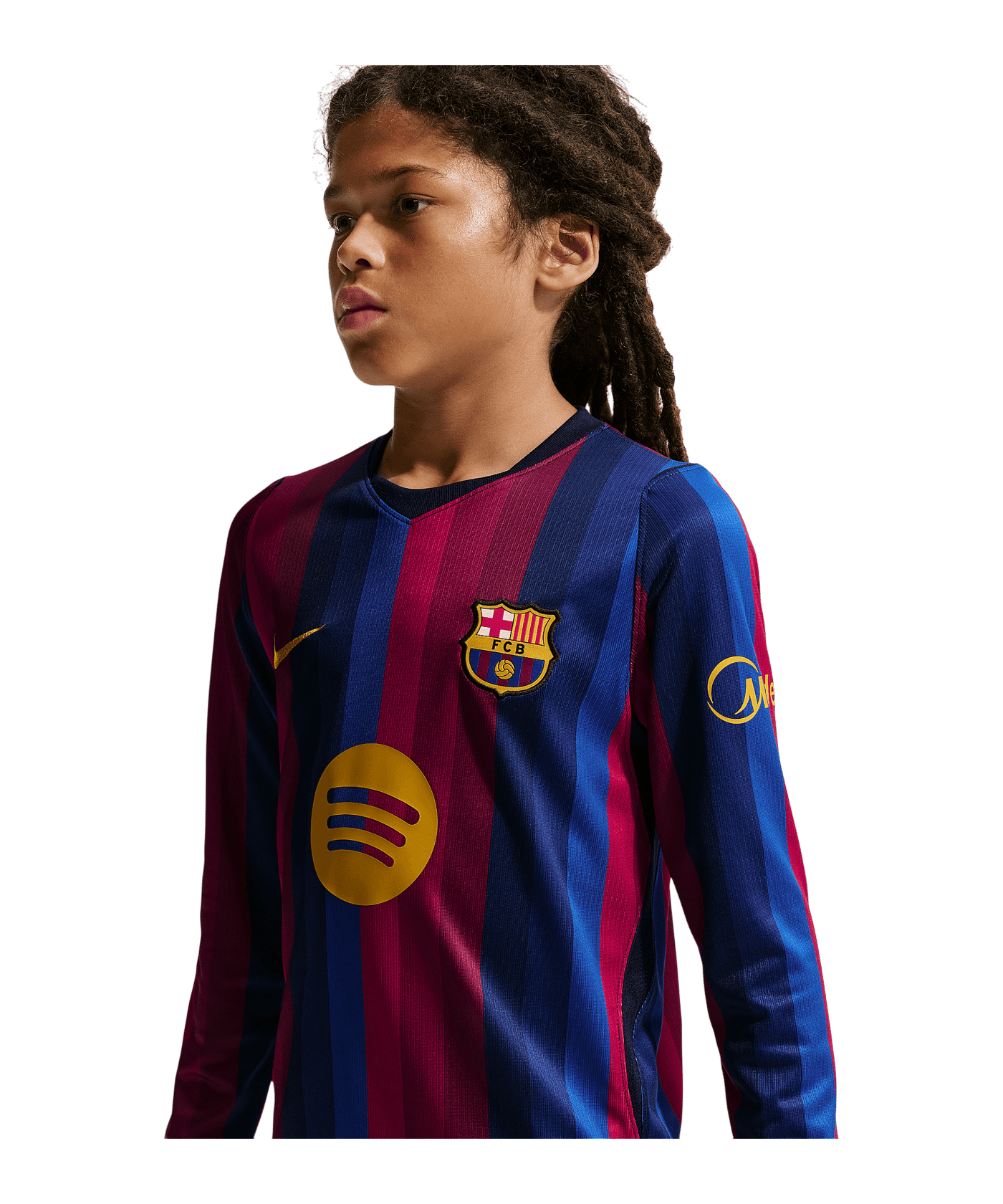 Nike FC Barcelona Trikot Langarm Home 2026/2027 2026/2027 Kids Rot F623 - rot
