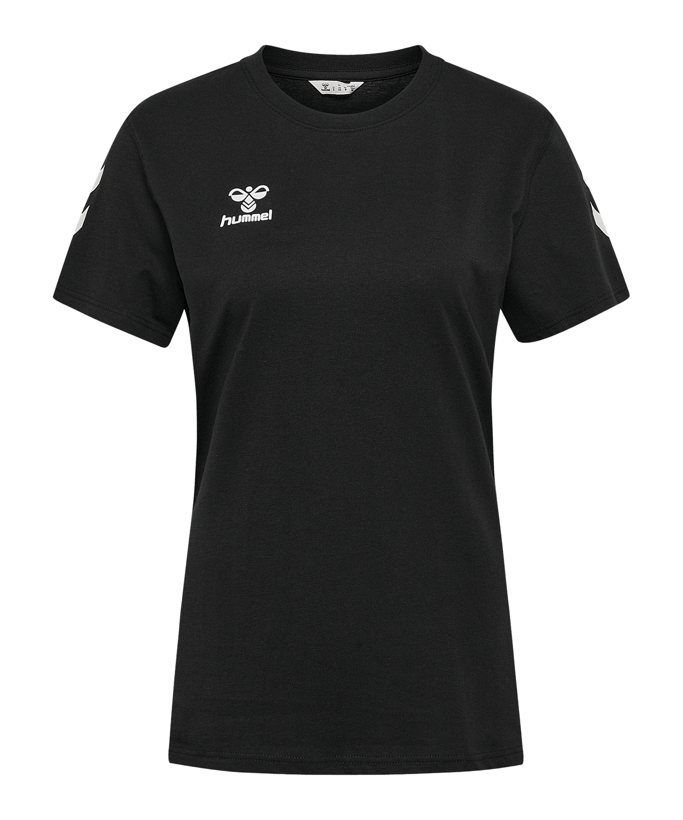Hummel Go 2.0 Chevron T-Shirt Damen Schwarz F2001 - schwarz