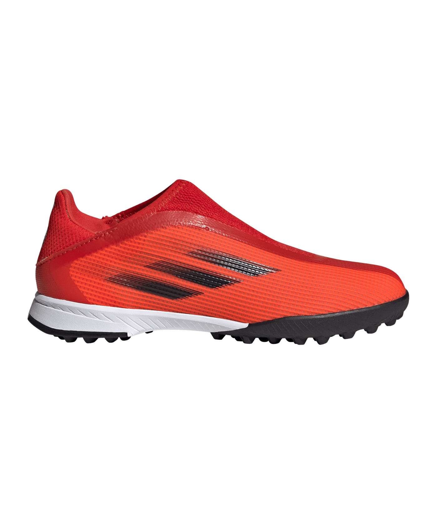 adidas X SPEEDFLOW.3 LL TF Meteorite J Kids Rot Schwarz - rot