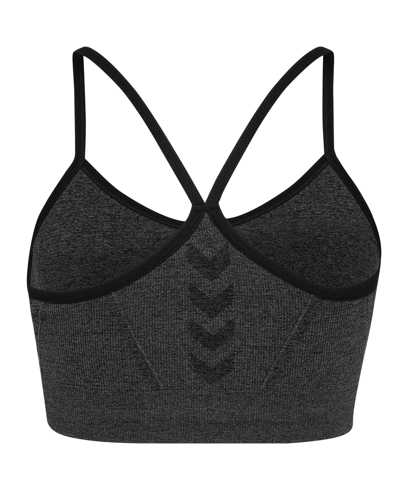 Hummel CI Seamless Scrunch Sport-BH Damen Schwarz F2508 - schwarz