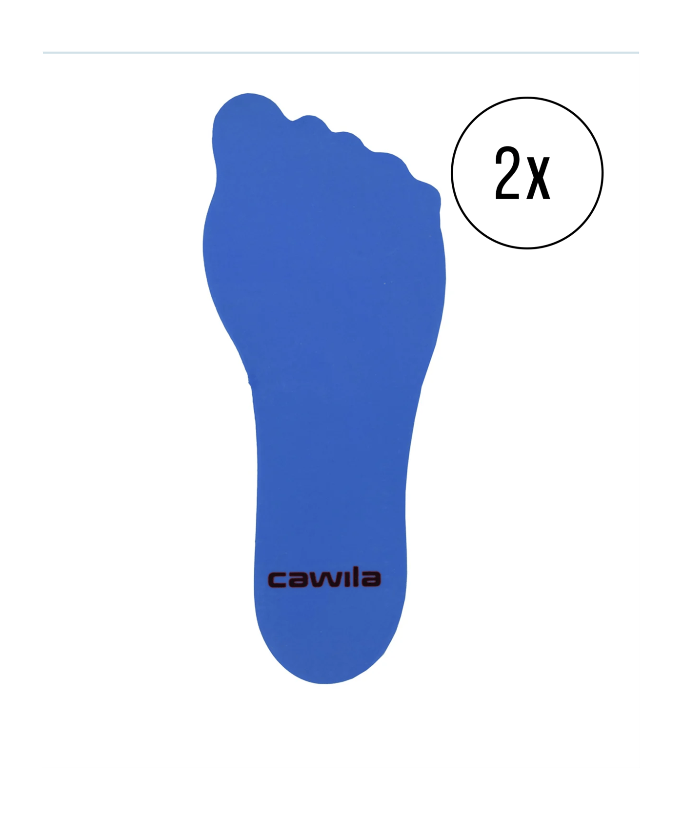Cawila Marker-System Fuss 21cm 2er Set Blau - blau