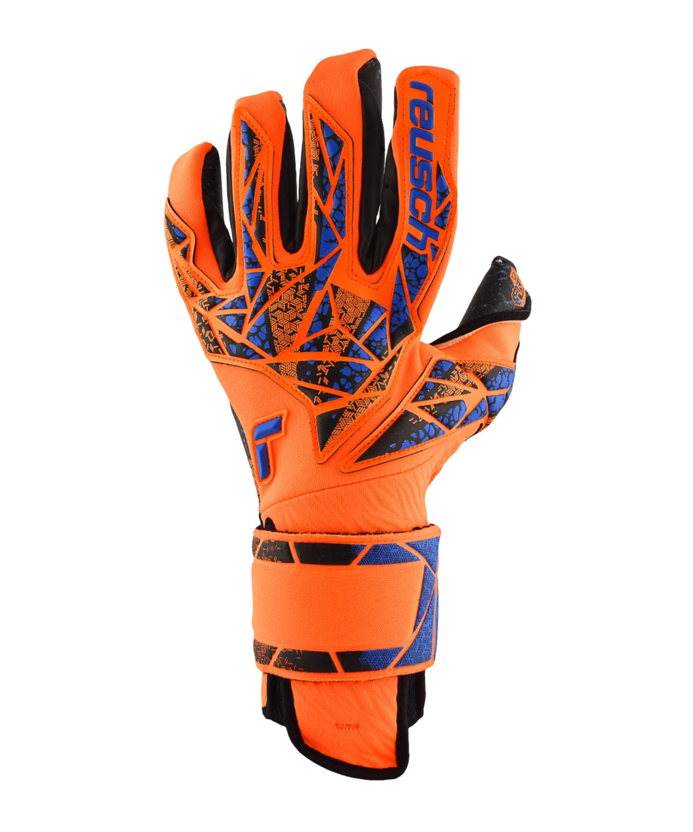 Reusch Attrakt Fusion Guardian TW-Handschuhe Orange Blau Schwarz F2211 - orange