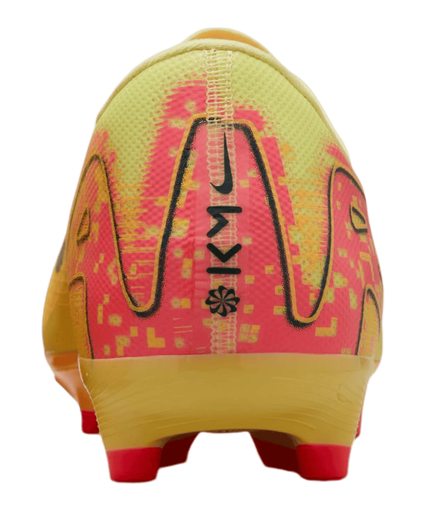 Nike Air Zoom Mercurial Vapor XVI Academy FG/MG  Mbappe Signature Orange Blau F800 - orange
