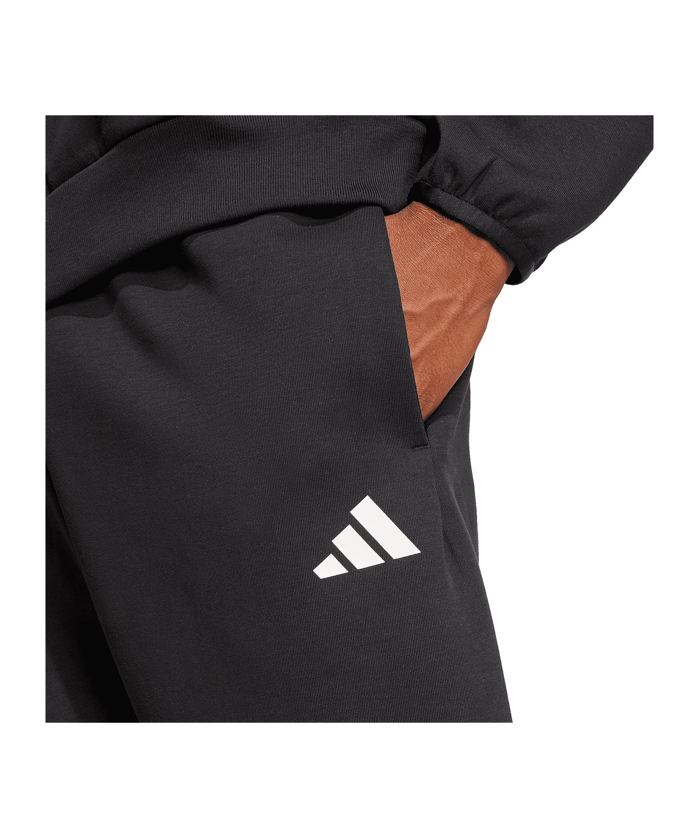 adidas Future Icon Small Logo Jogginghose Schwarz - schwarz