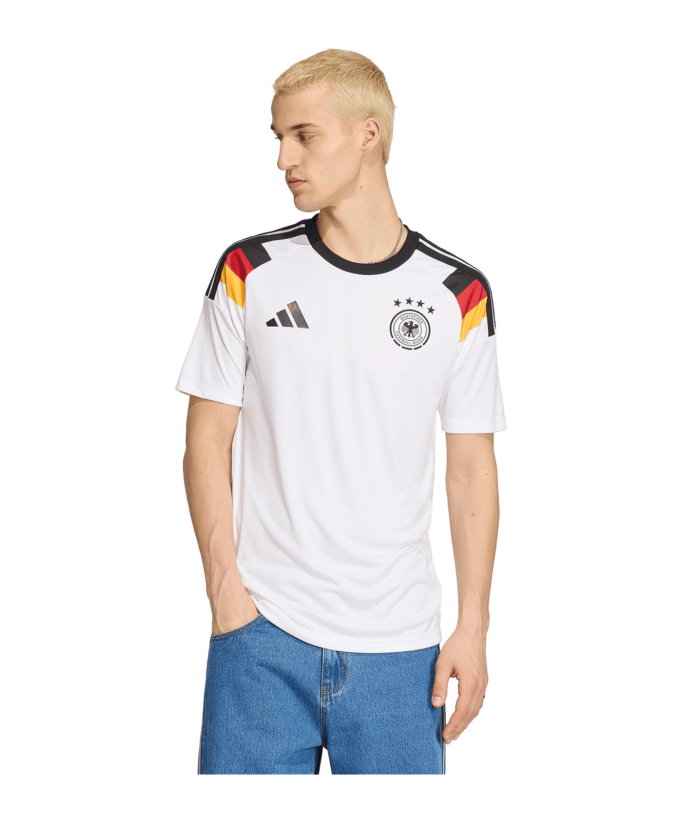 adidas DFB Deutschland Fan Trikot Home WM 2026 Weiß - weiss