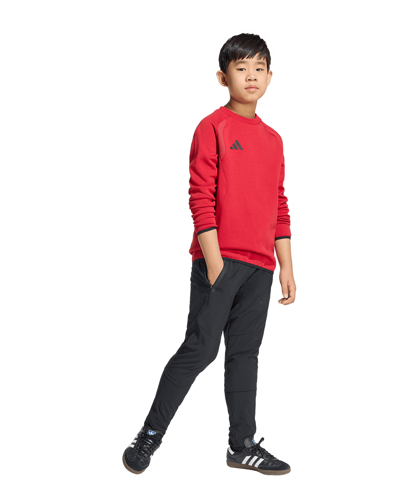 adidas Originals Tiro Travel Sweatshirt Kids Rot - rot