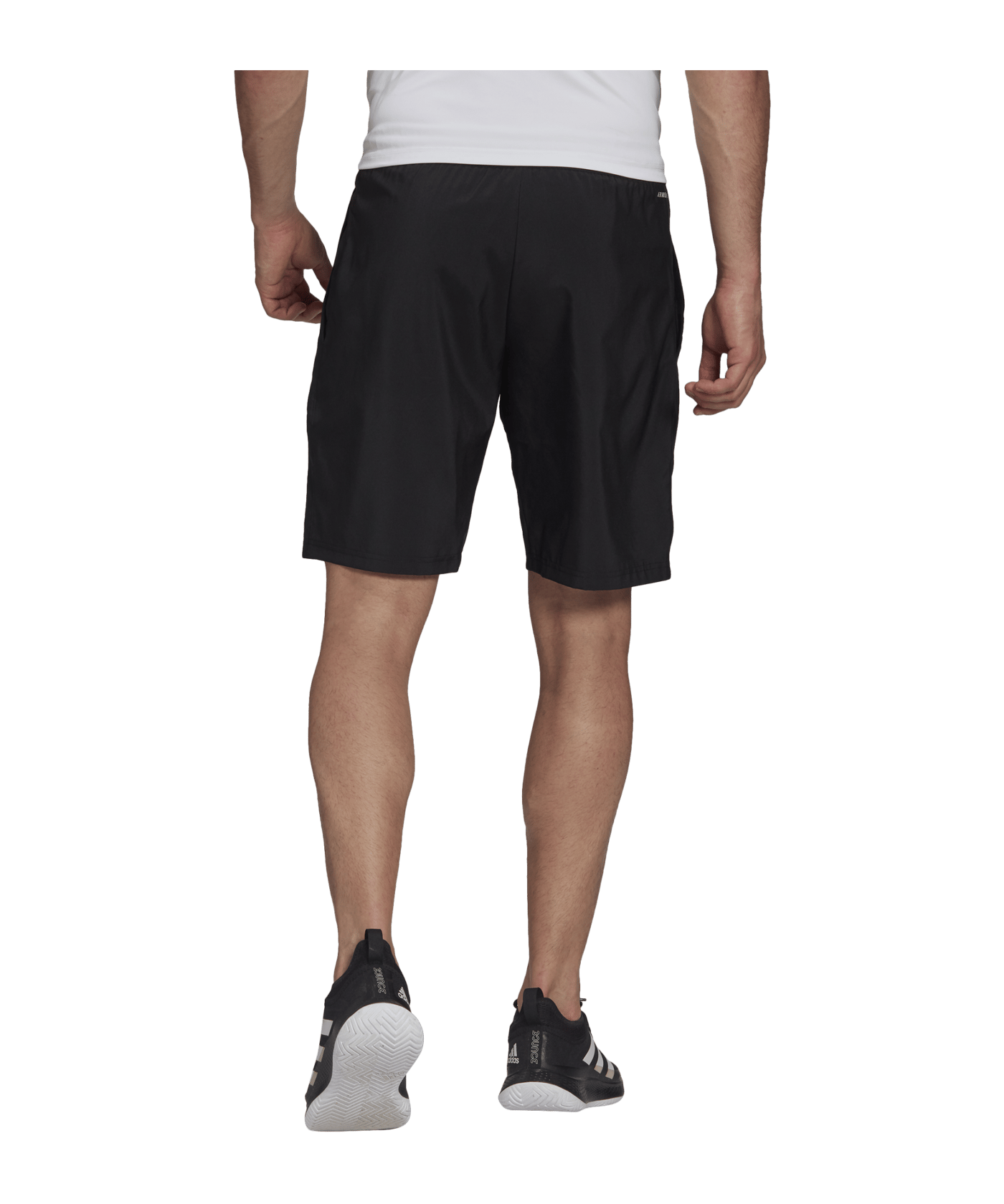 adidas 3 Stripes Tennis Short Schwarz Weiss - schwarz