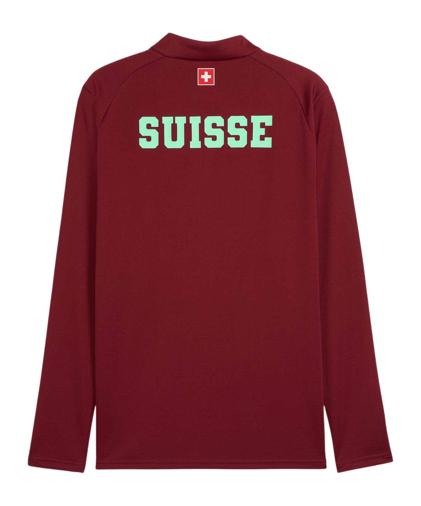 PUMA SFV Schweiz Training 1/4 Zip Top Rot F09 - rot