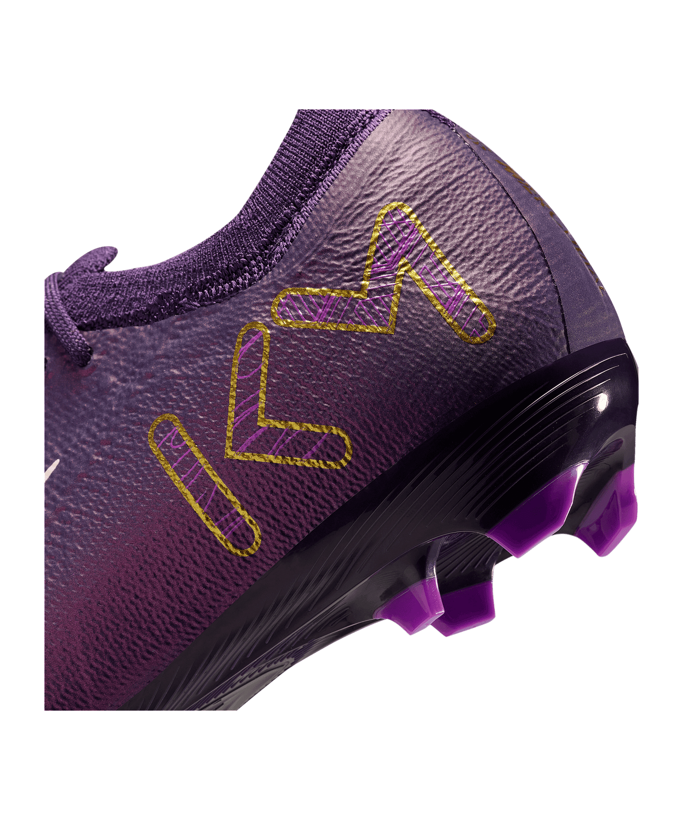 Nike Jr Air Zoom Mercurial Vapor XVI Pro FG Kylian Mbappe Signature Kids Lila F500 - lila