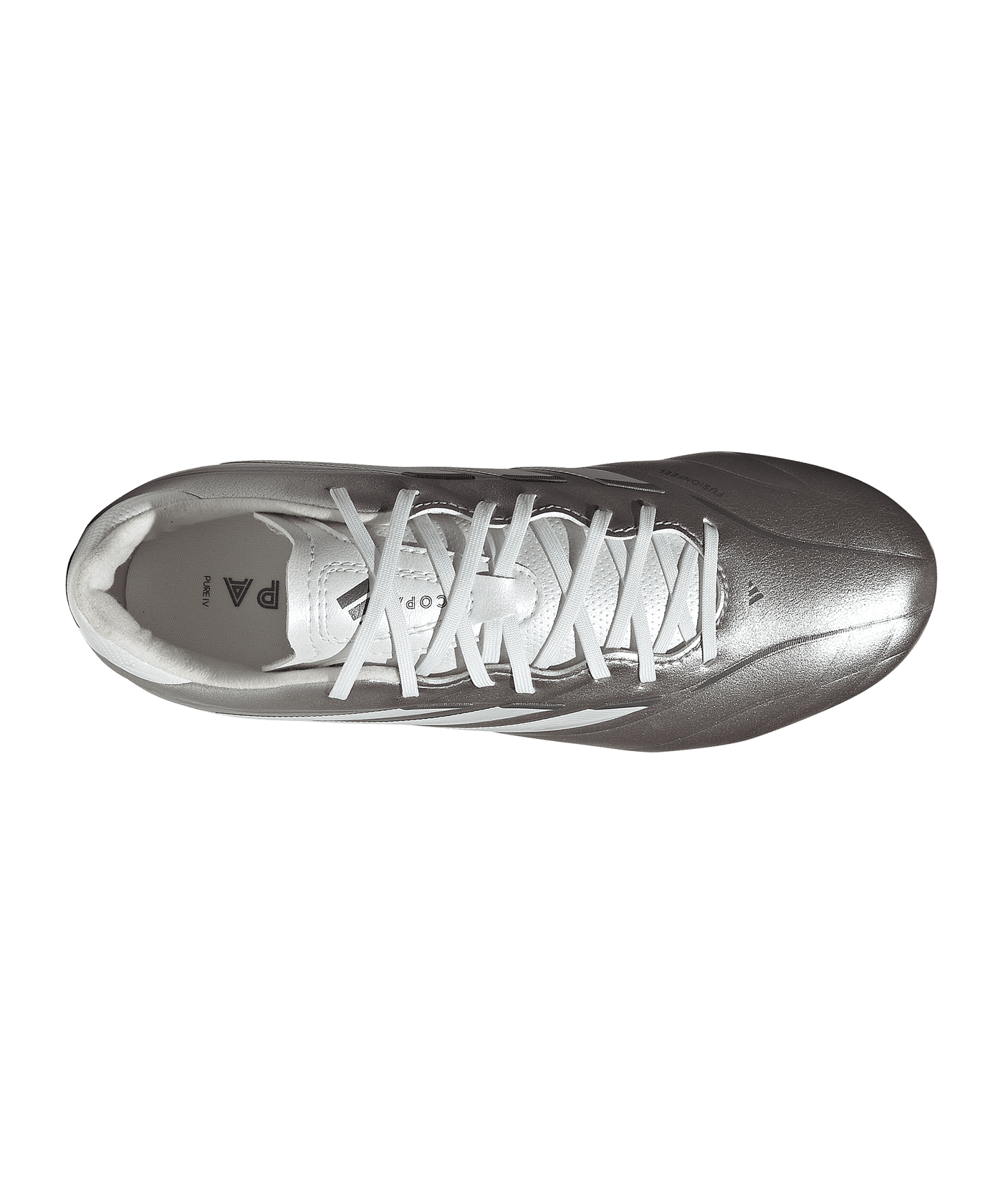adidas Copa Pure IV League FG Ice Cold Precision Kids Braun - silber
