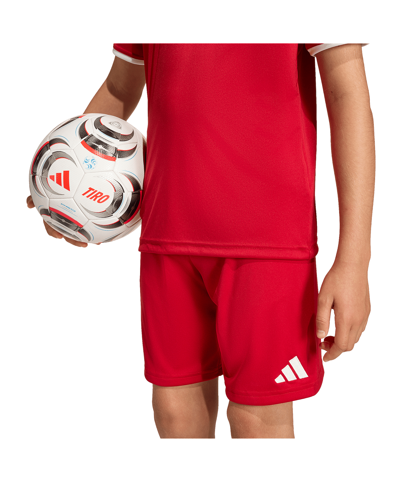 adidas Entrada 26 Short Kids Rot - rot