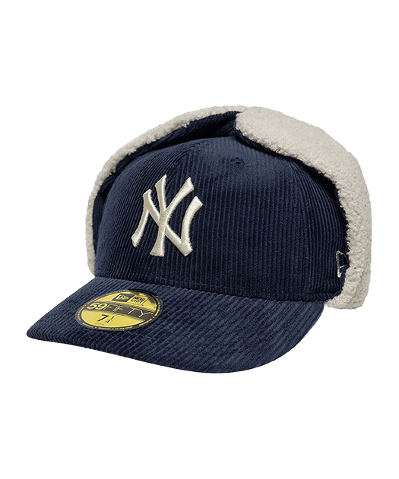 New Era MLB 59Fifty New York Yankees Cord Dogear Cap Blau - blau