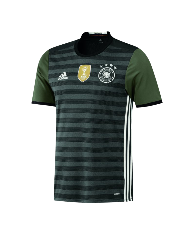 adidas DFB Deutschland Authentic Trikot Away EM 16 - grau