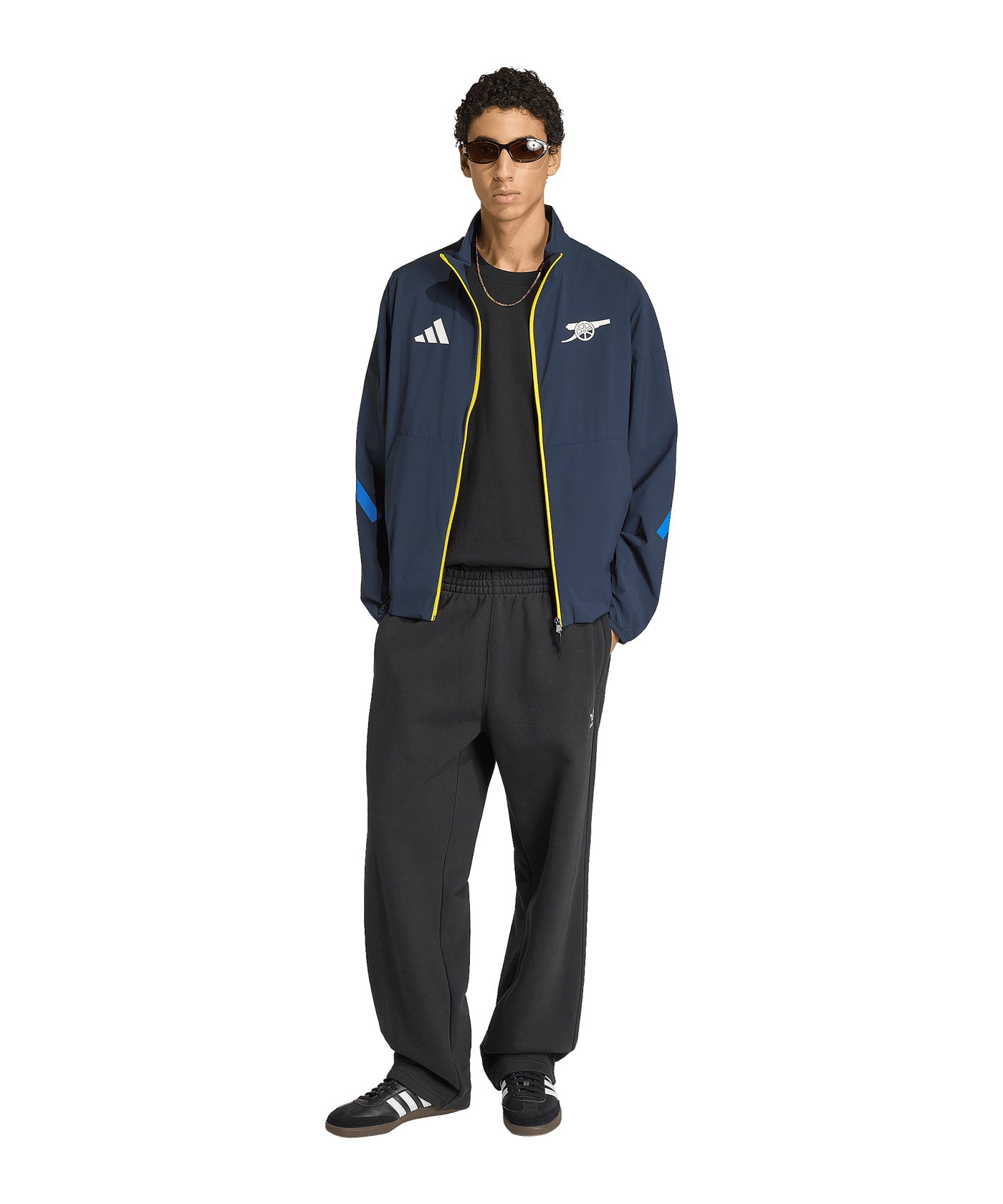 adidas FC Arsenal London Anthem Jacke Blau - blau