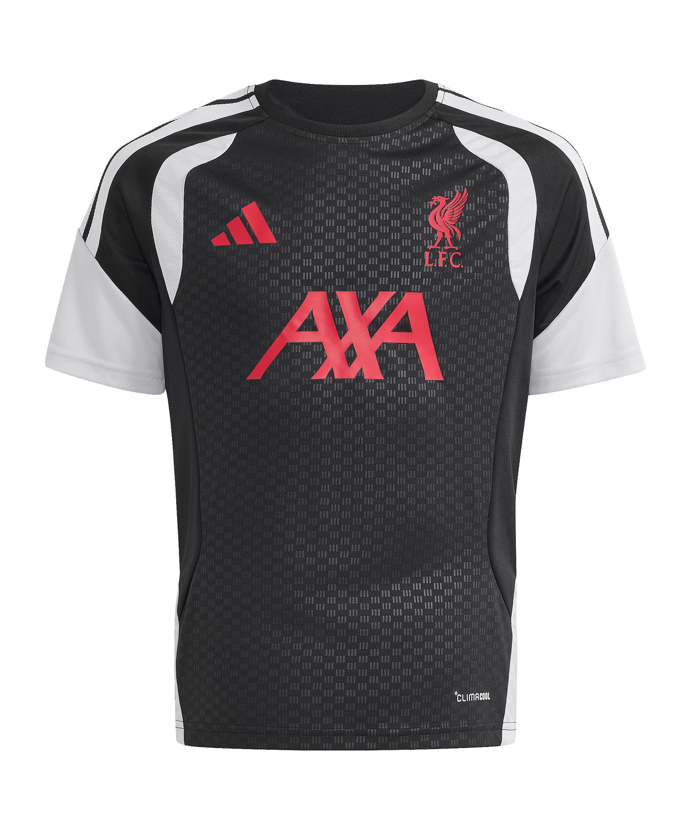 adidas FC Liverpool Tiro Trainingsshirt Kinder Schwarz - schwarz