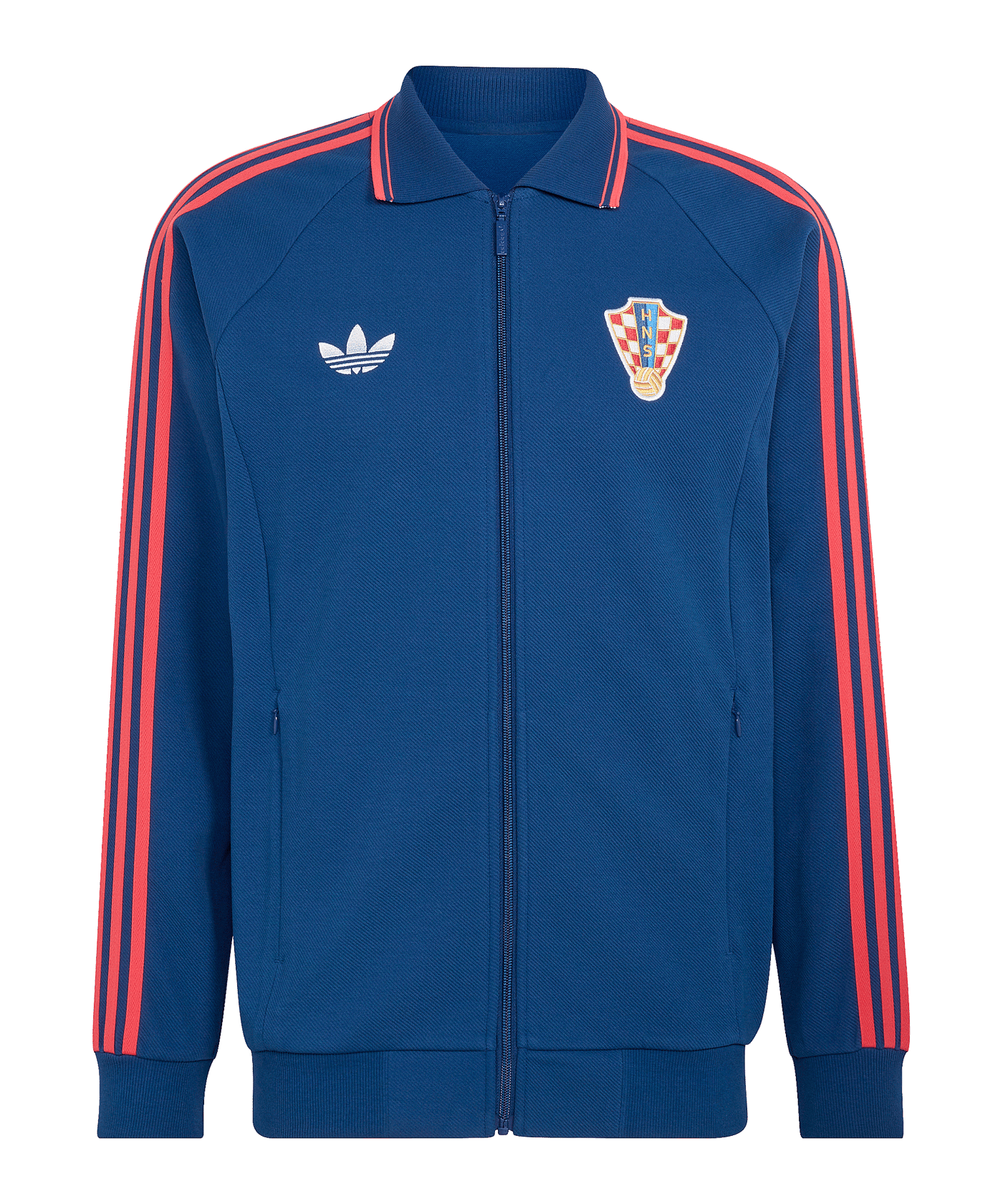 adidas Kroatien Anthem Jacke Blau - blau