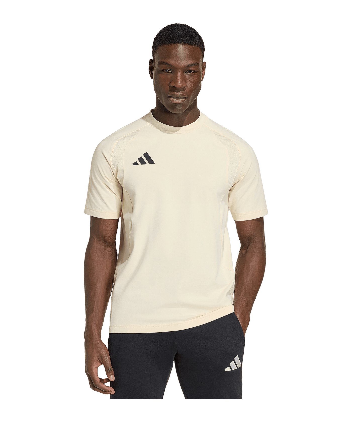 adidas Tiro Travel T-Shirt Beige - beige