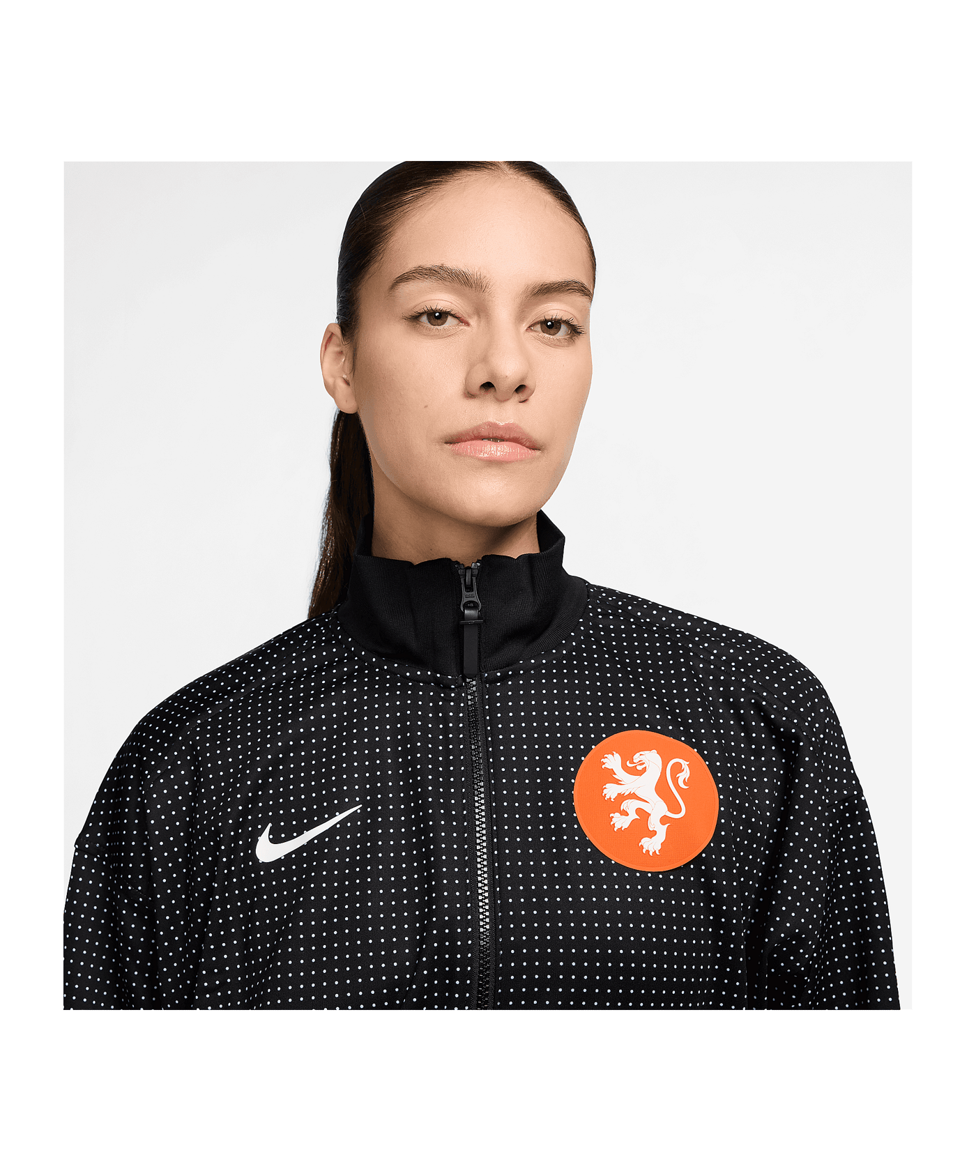 Nike Niederlande Anthem Jacke Damen Schwarz F010 - schwarz