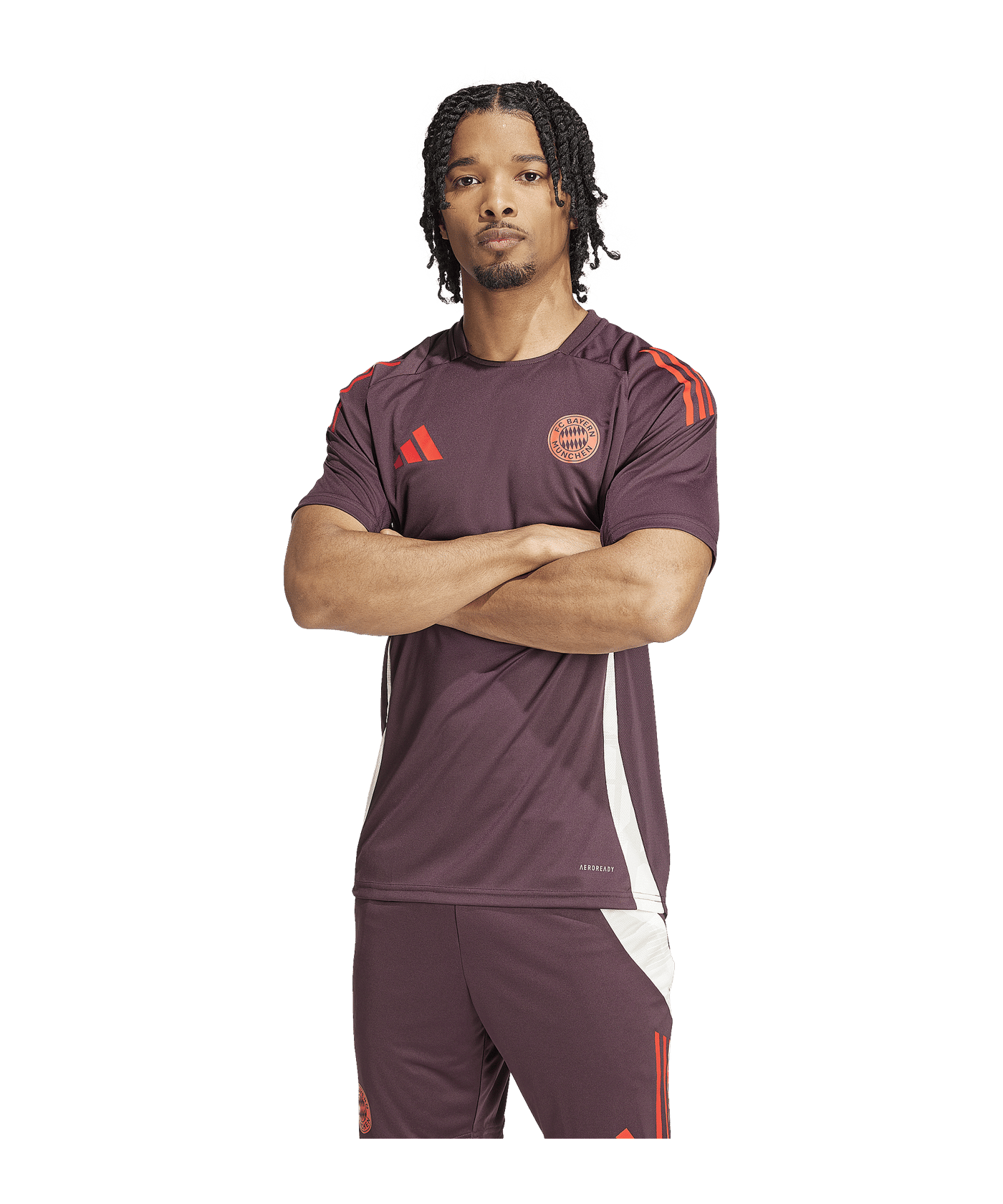 adidas FC Bayern München Trainingsshirt Rot - rot
