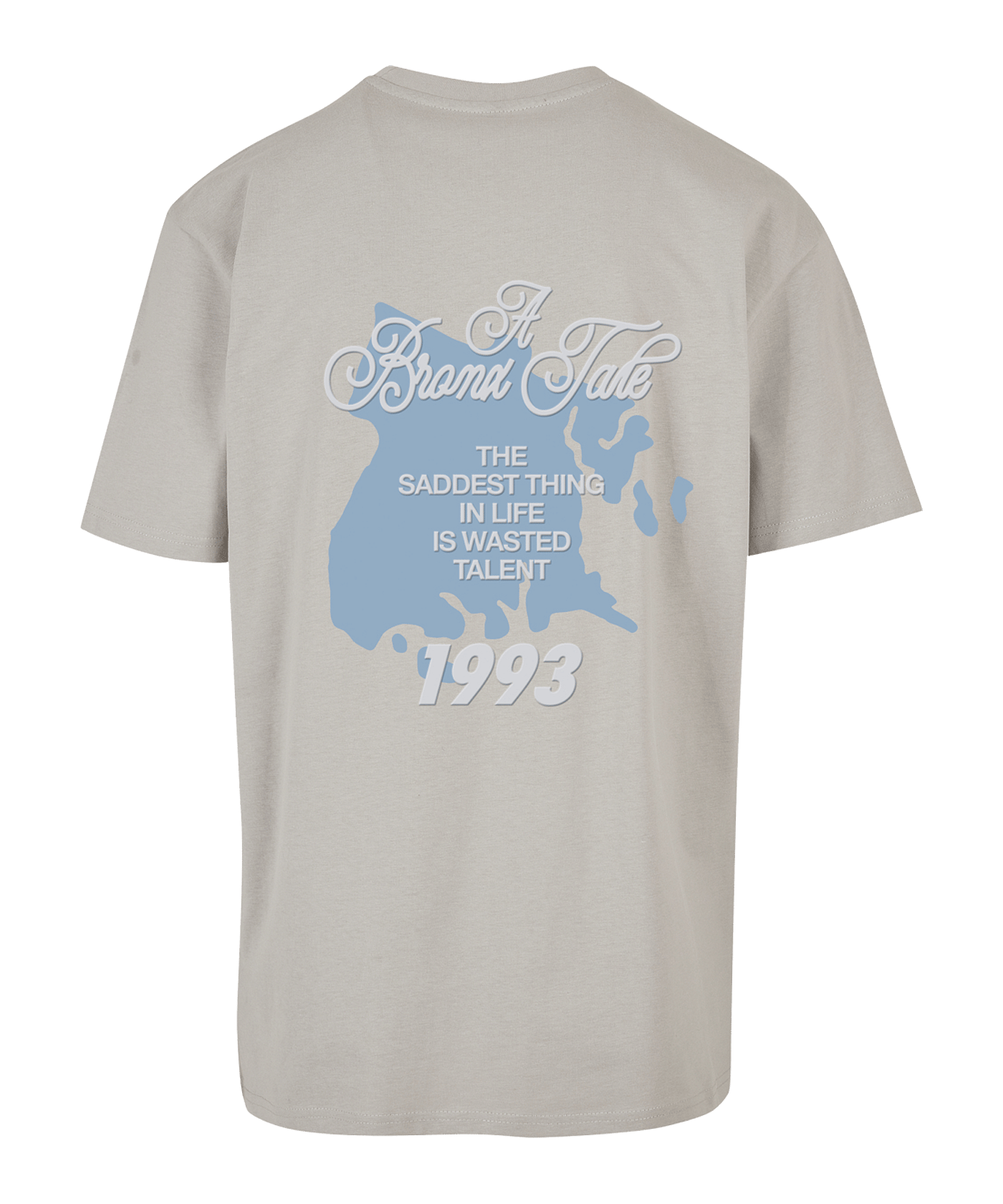 Mister Tee Bronx Tale Oversized T-Shirt Grau - grau