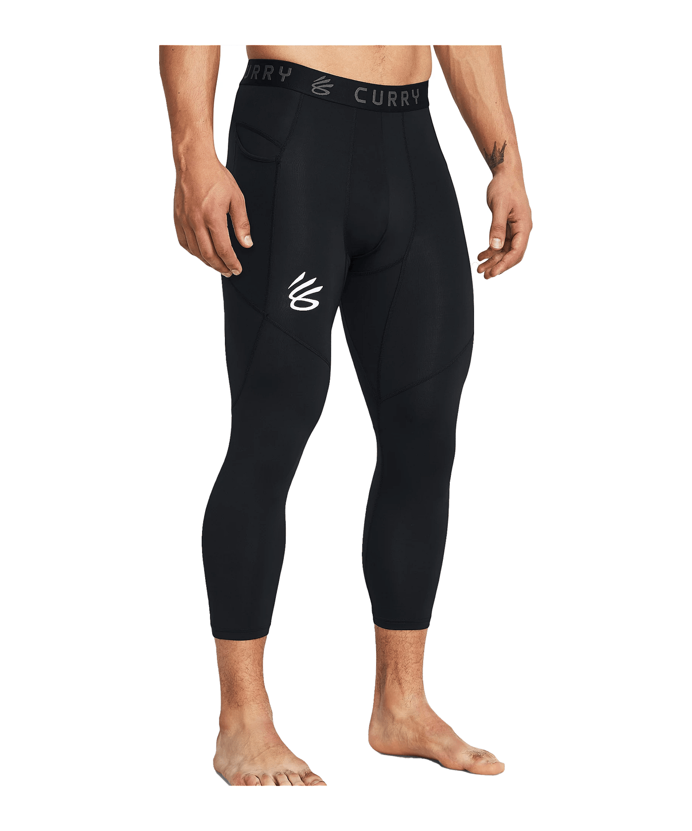 Under Armour Curry 3/4 Underwear Tight Schwarz F003 - schwarz