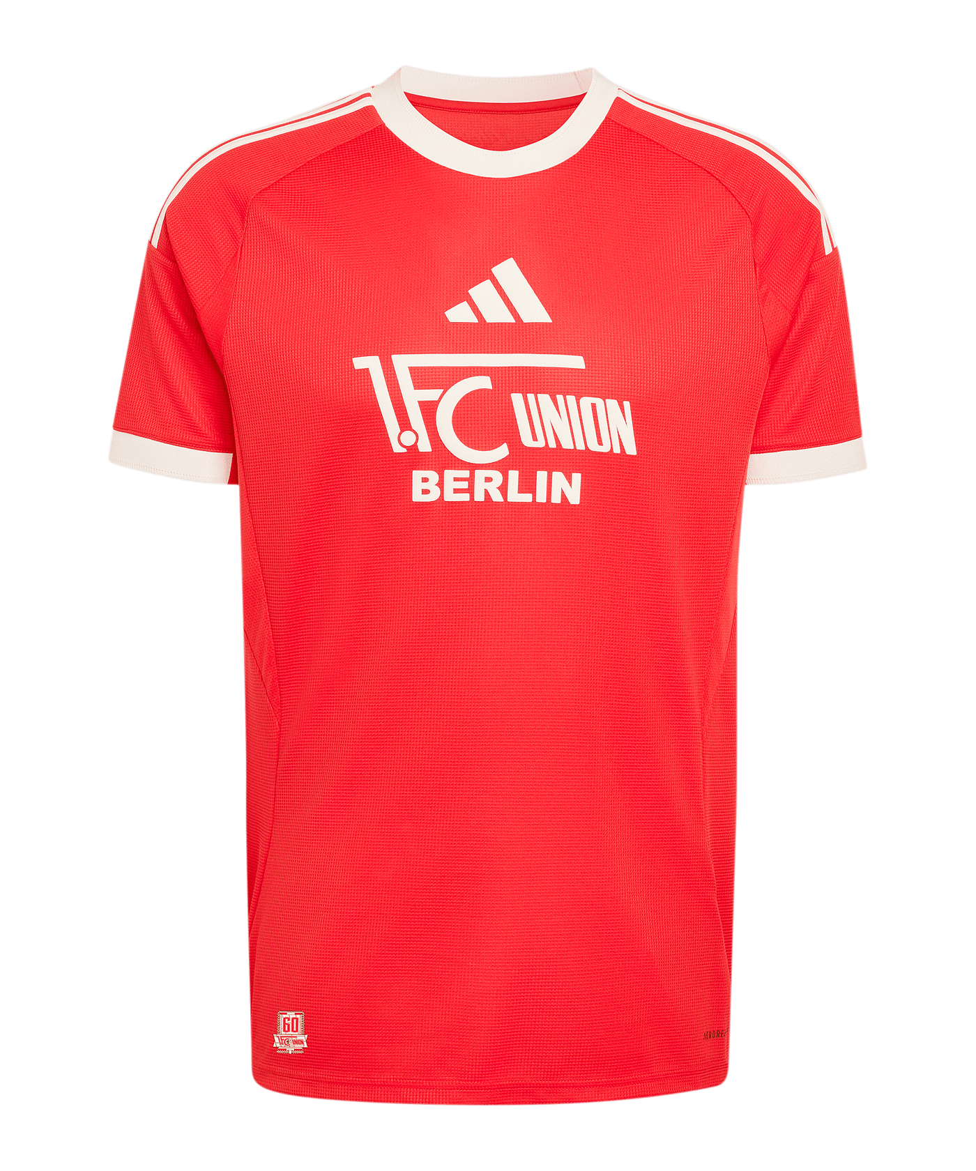 adidas 1. FC Union Berlin 4th Trikot 2025/2026 Jersey White - rot