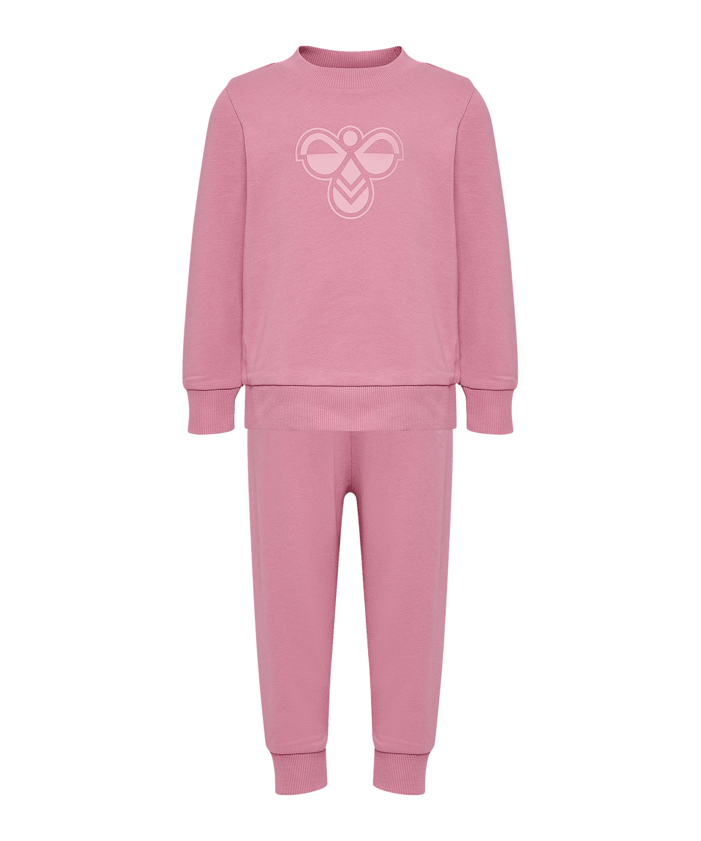 Hummel Mini Jersey Crewsuit Bee Trainingsanzug Kids Rosa F3203 - rosa