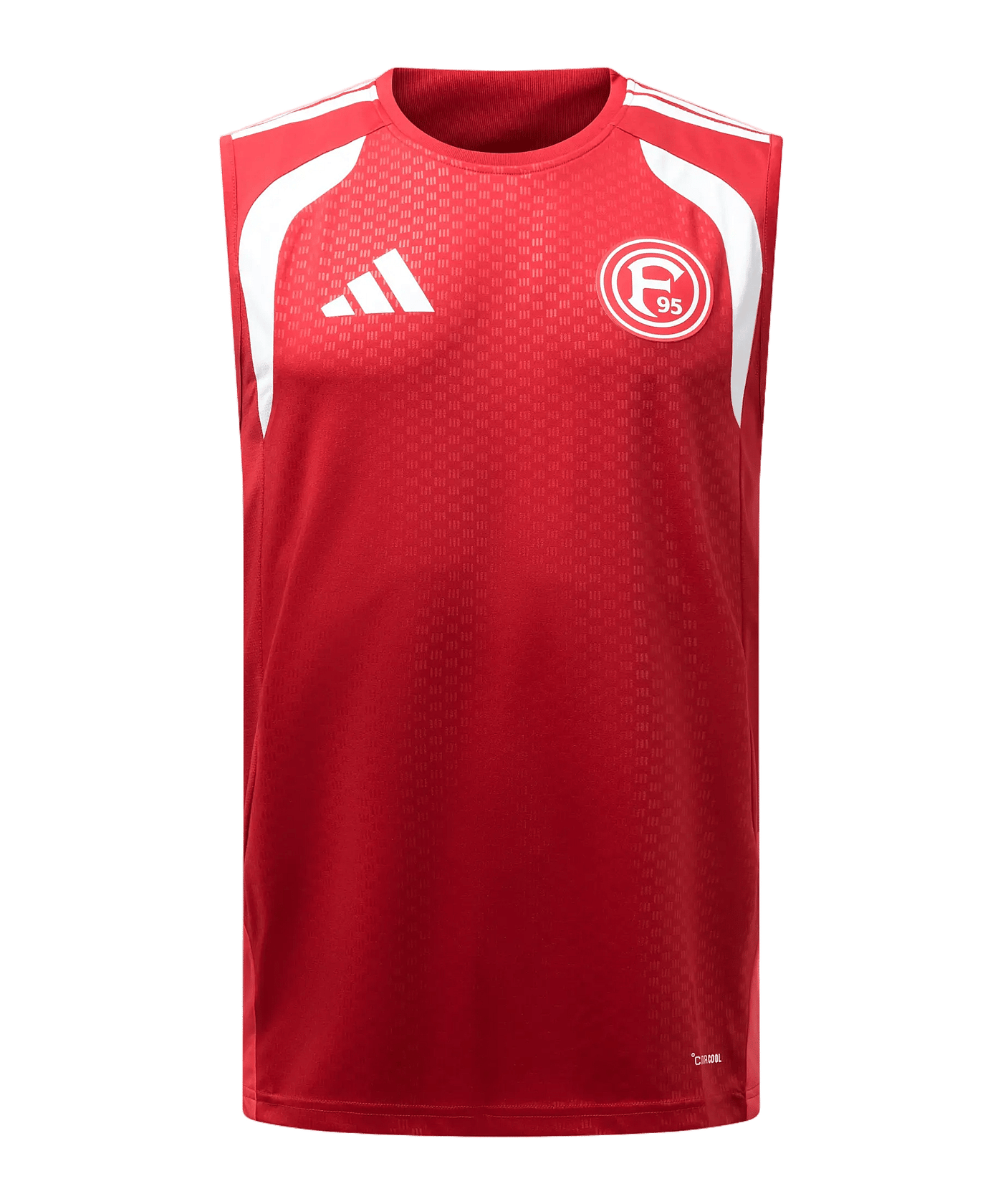adidas Fortuna Düsseldorf Training Tanktop Rot - rot