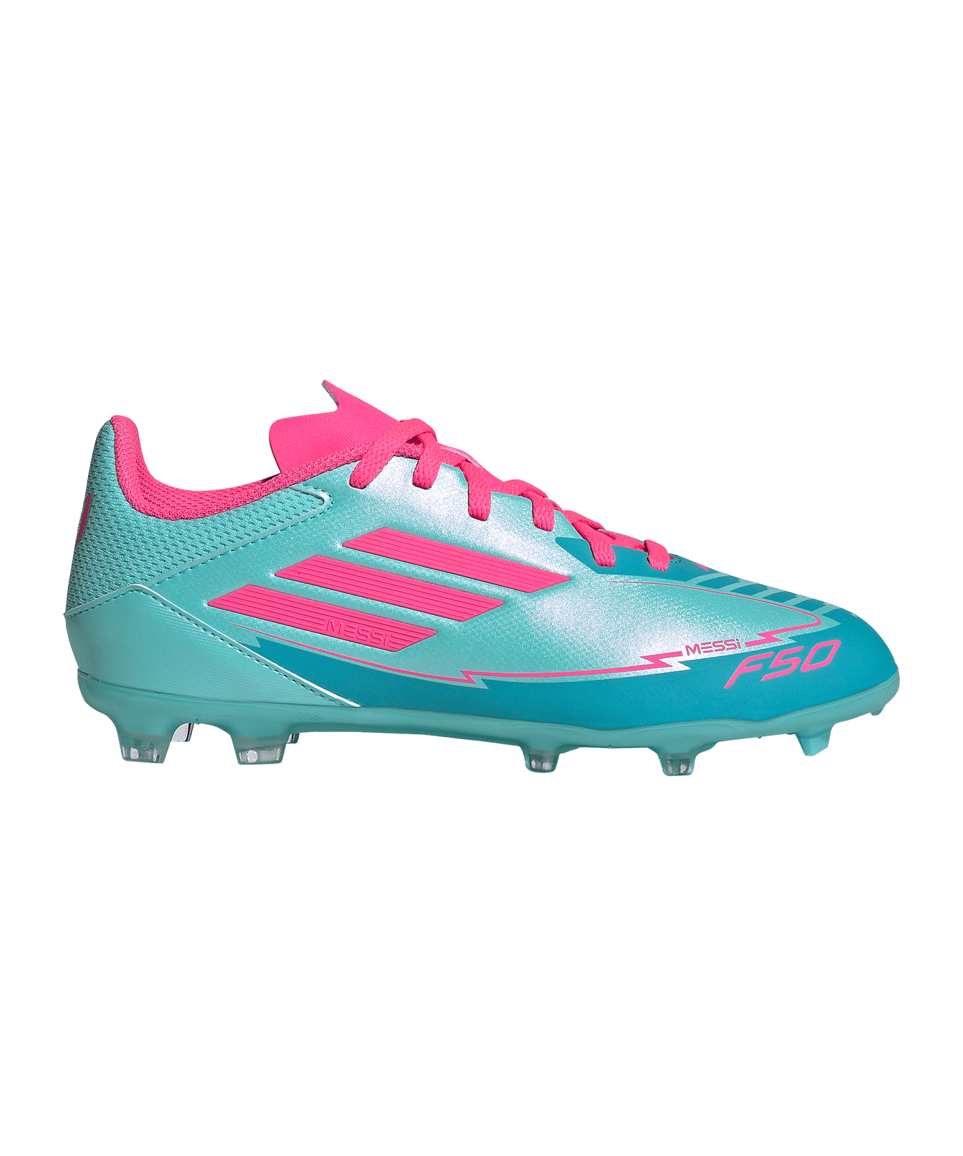 adidas F50 League FG Messi Kids Türkis - tuerkis