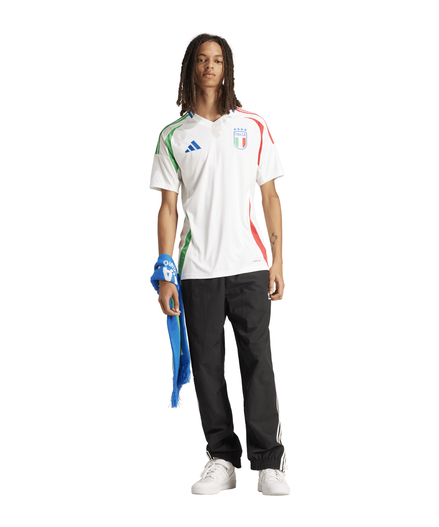 adidas Italien Trikot Away EM 2024 Weiss - weiss