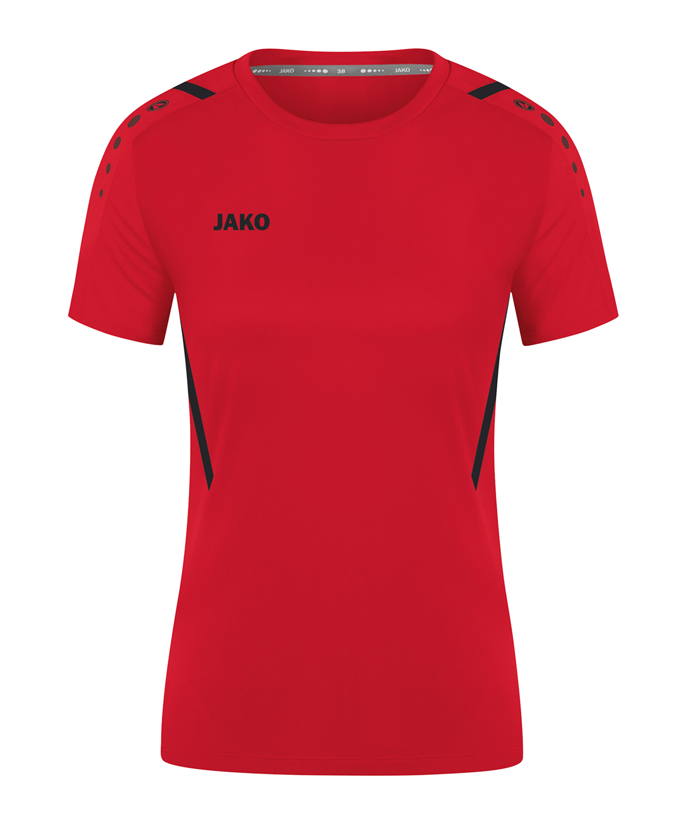 JAKO Challenge Trikot Damen Rot Schwarz F101 - rot
