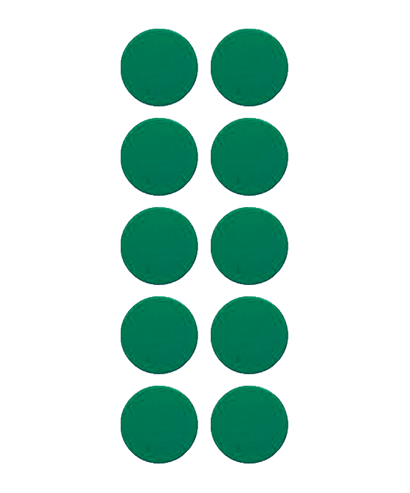 BFP TOP COACH Rundmagnet 10er Set 20mm Grün - gruen