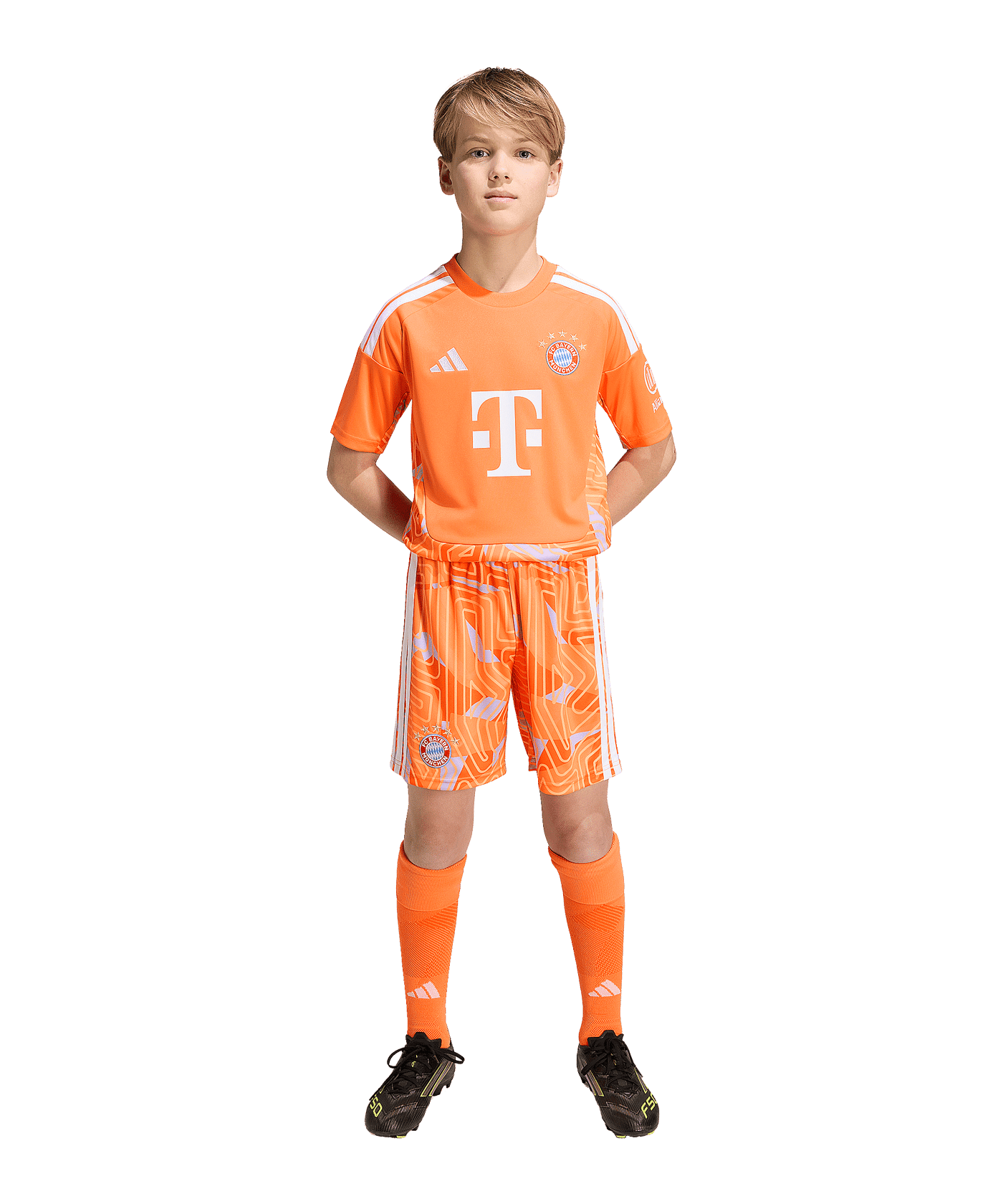 adidas FC Bayern München Torwartshort 2026/2027 Kids Orange - orange