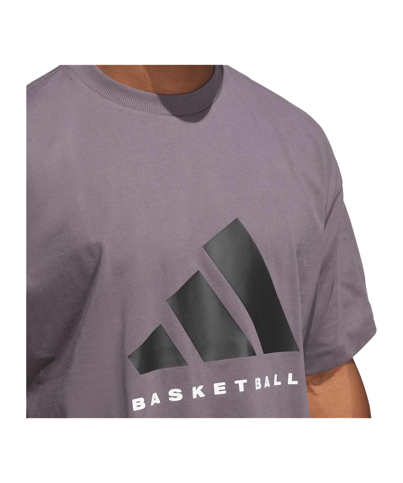 adidas Adi Basketball T-Shirt Grau - grau